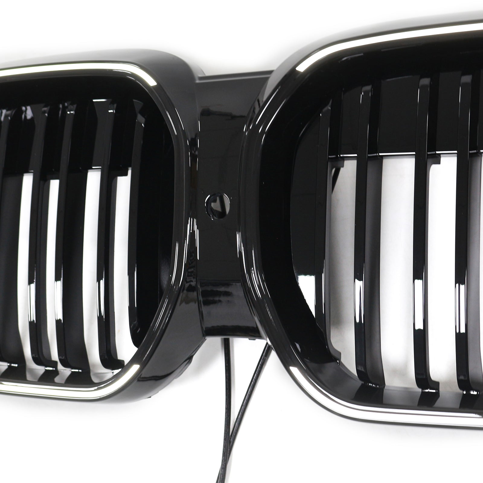 2022-2024 BMW IX3 G08 LCI Double slat gloss Black Front Kidney Grill