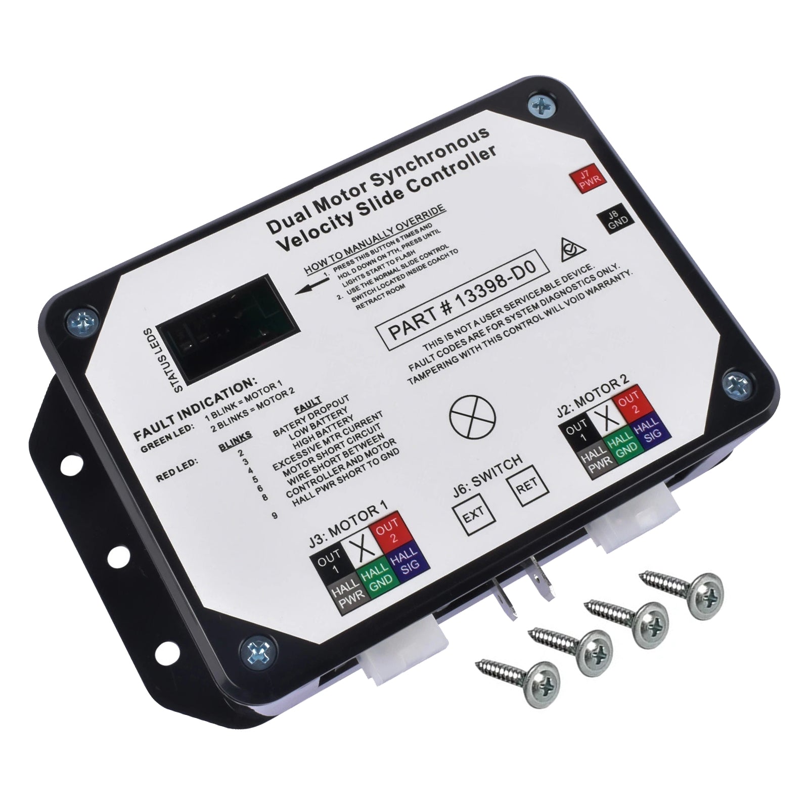 13398-D0 Dual Motor Synchronous Velocity Slide Controller For Lippert V-Sync II