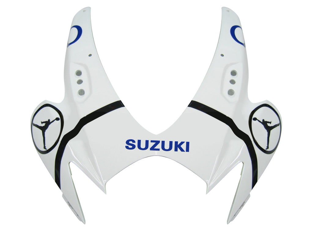 2006-2007 Suzuki GSXR 600 750 Carénages Jordan Racing blanc et bleu générique