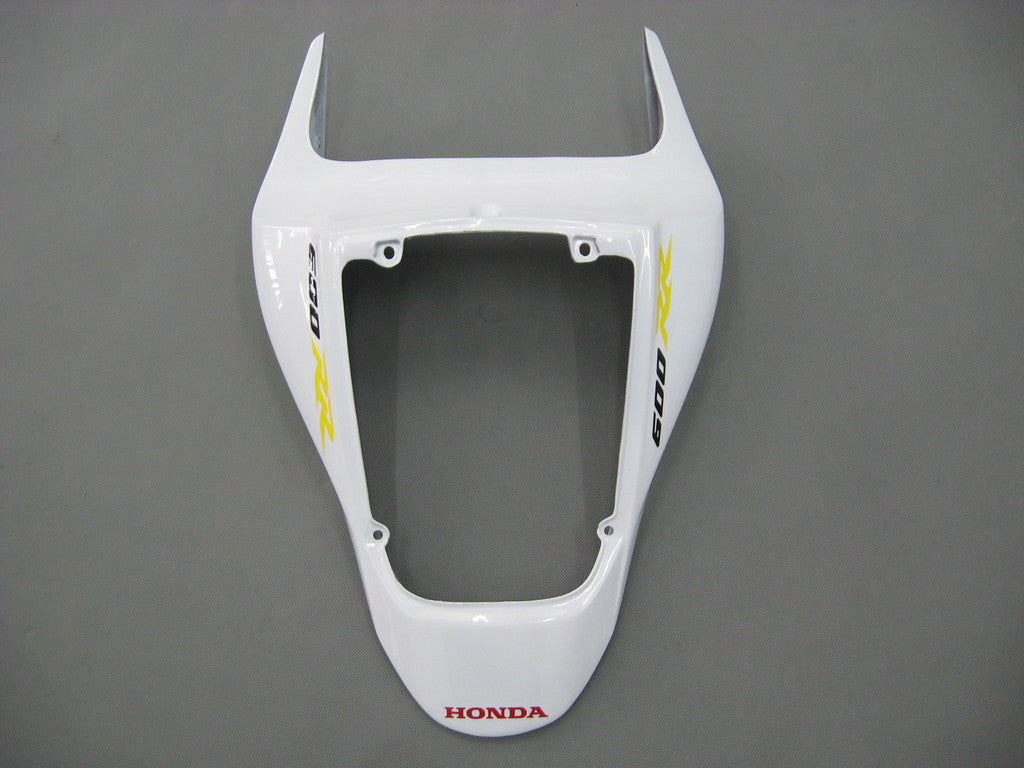 2007-2008 CBR600RR Bodywork Fairing White & Black ABS Injection Molded Plastics Set Generic