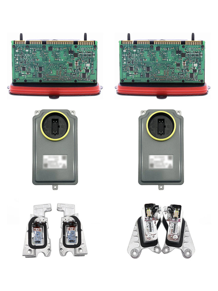 2014-2016 BMW 520i 8PCS Vänster+Höger Adaptiv strålkastarkontrollmodulsats