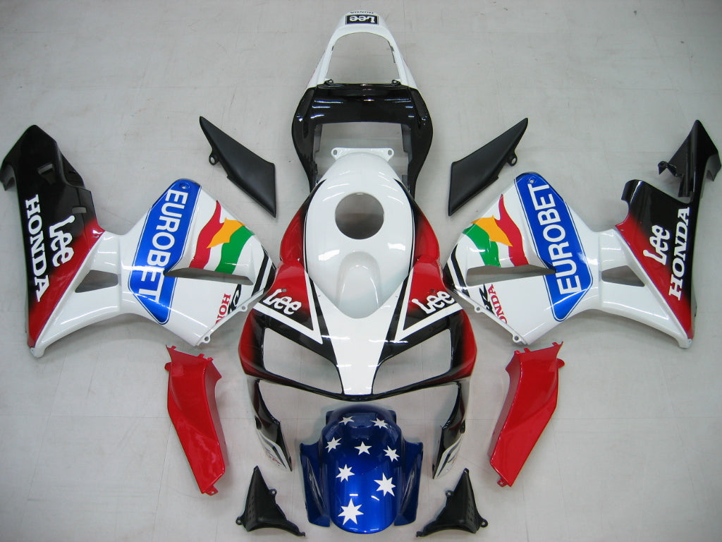 2003-2004 CBR600RR Bodywork Fairing ABS Injection Molded Plastics Set Multi-Color Generic