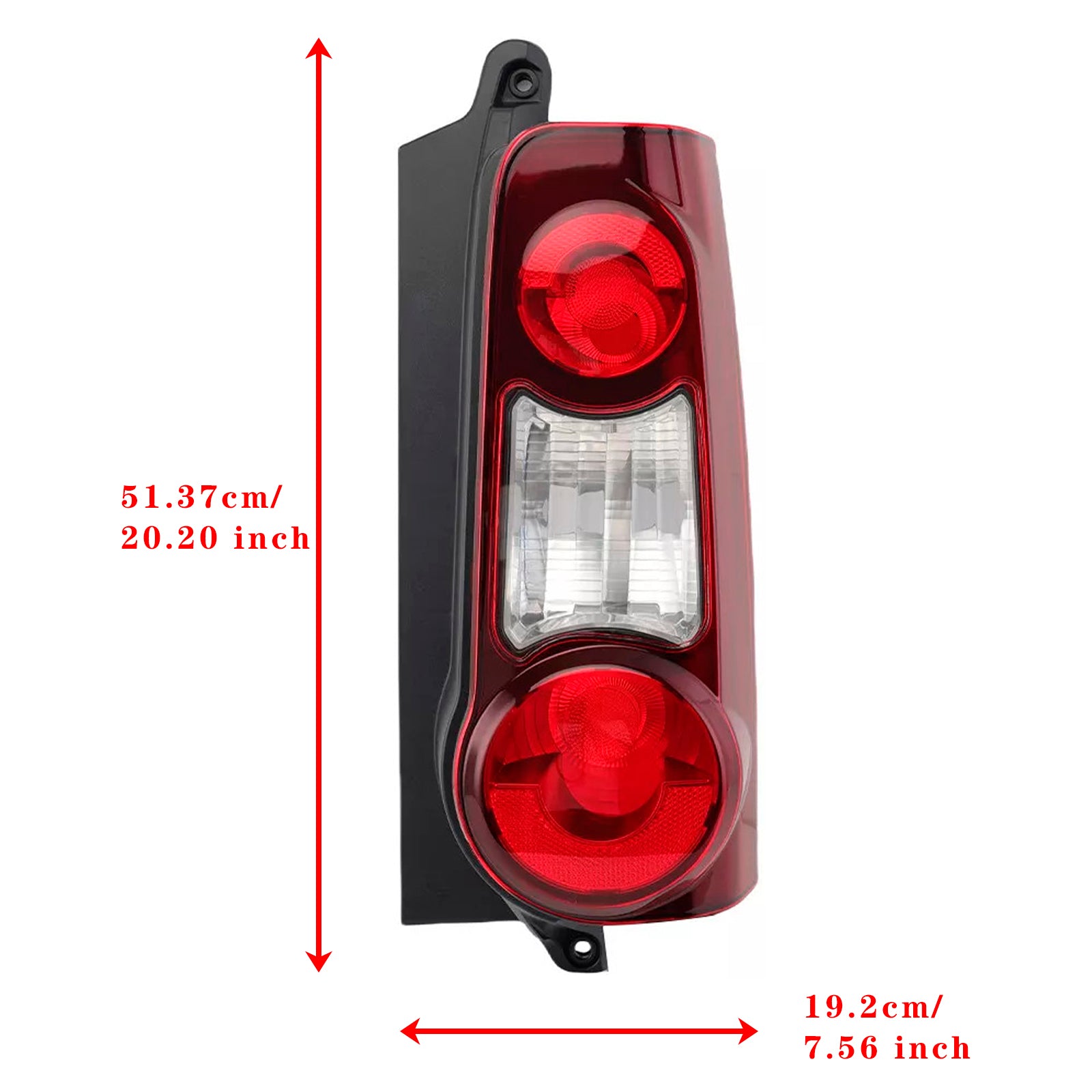 2012-2019 Peugeot Partner Mk2 Van（Barn Doors Models）Right Side Tail Light Lens Housing 9677205480