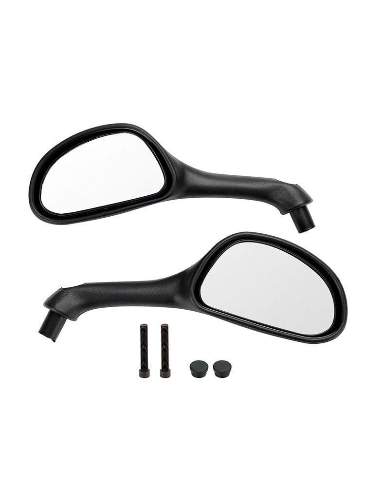 BLACK PAIR of REAR VIEW MIRRORS FOR GILERA RUNNER 50 125 180 200 FXR SP VXR