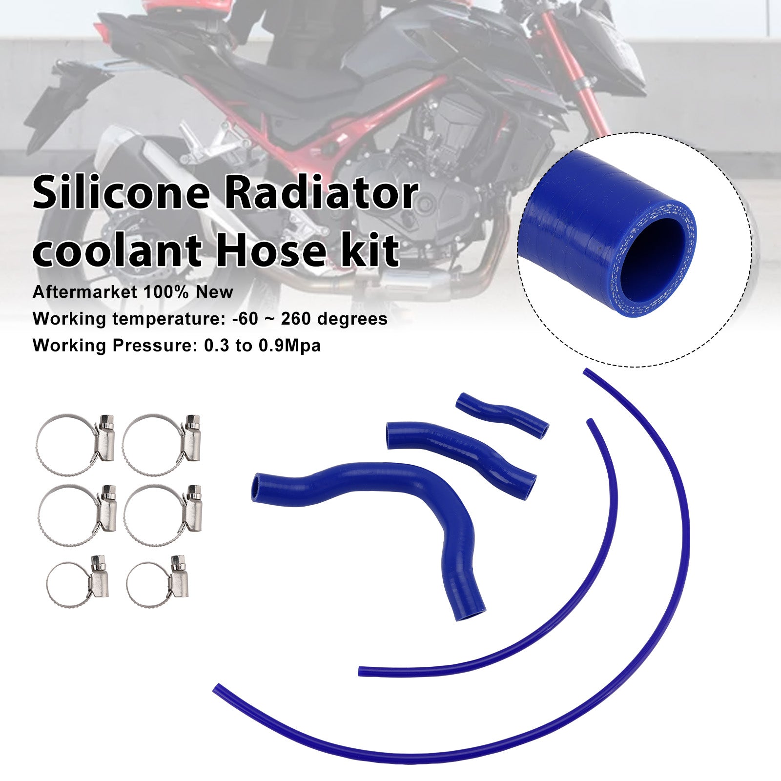 2023-2025 Honda XL750 Transalp Silicone Radiator coolant Hose Kit