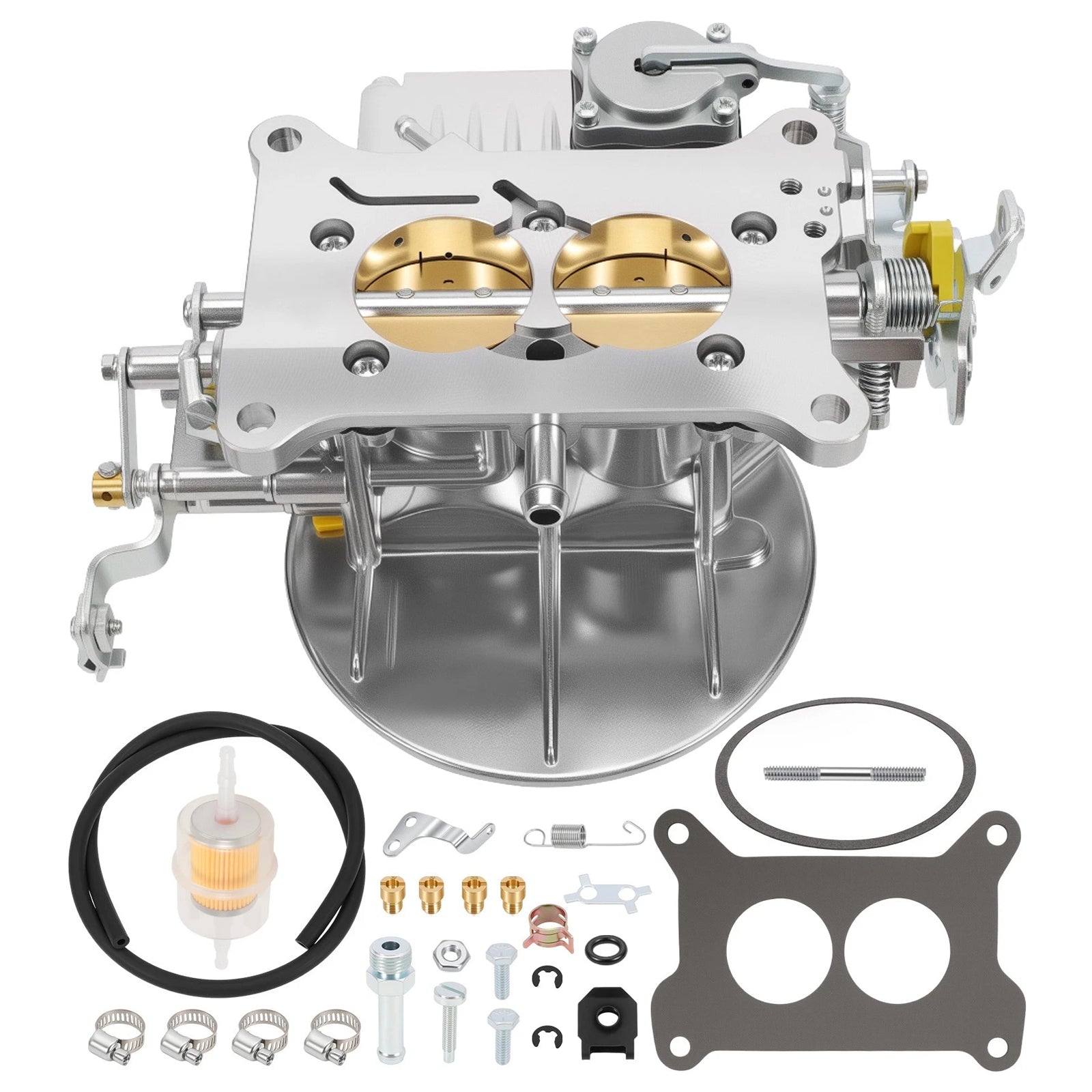 0-4412S 2 Barrel Carburetor For Holley 500 CFM W/ Manual Choke Gasoline 04412S