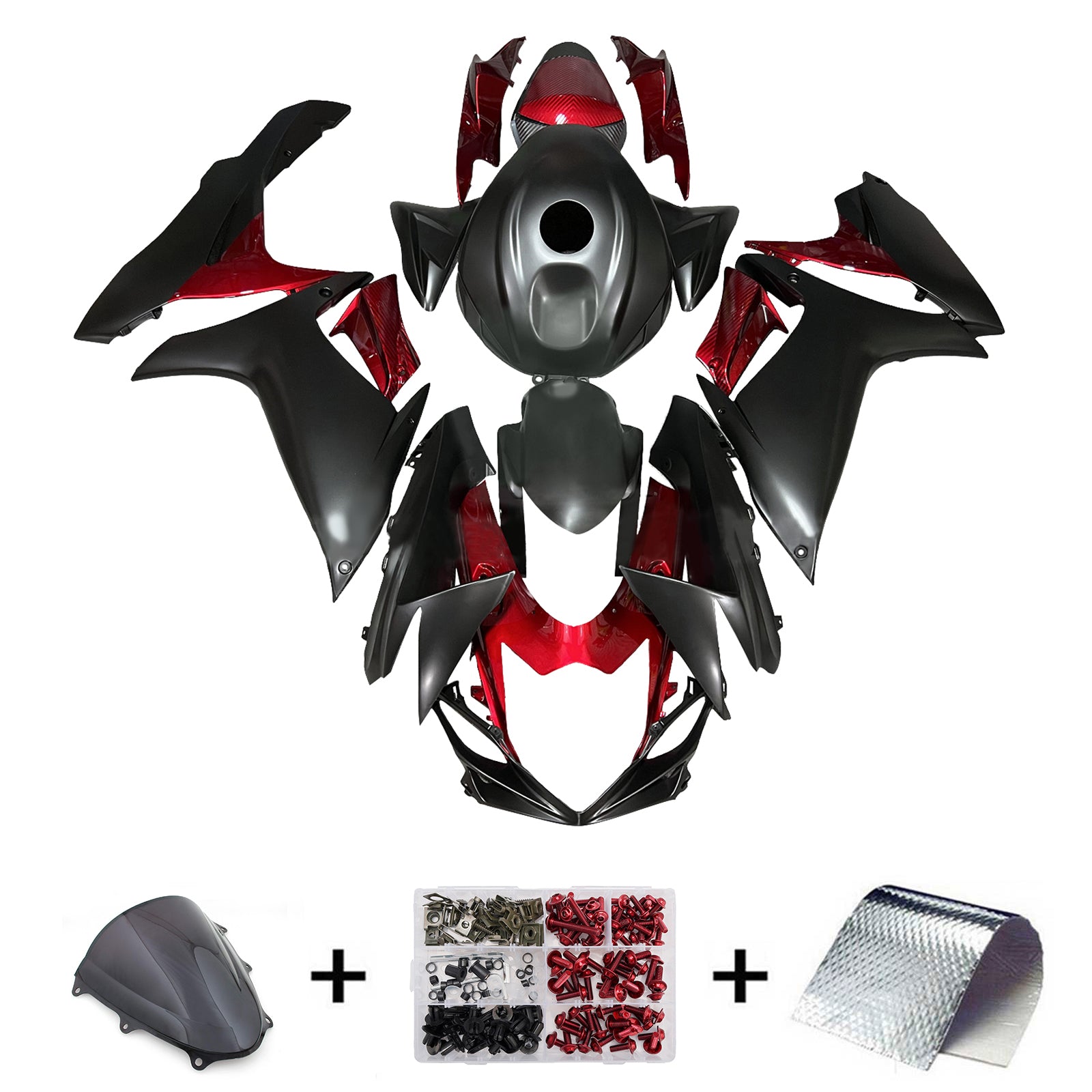 Kit de carénage d'injection carrosserie plastique ABS pour Suzuki GSXR 600/750 2011-2025 K11
