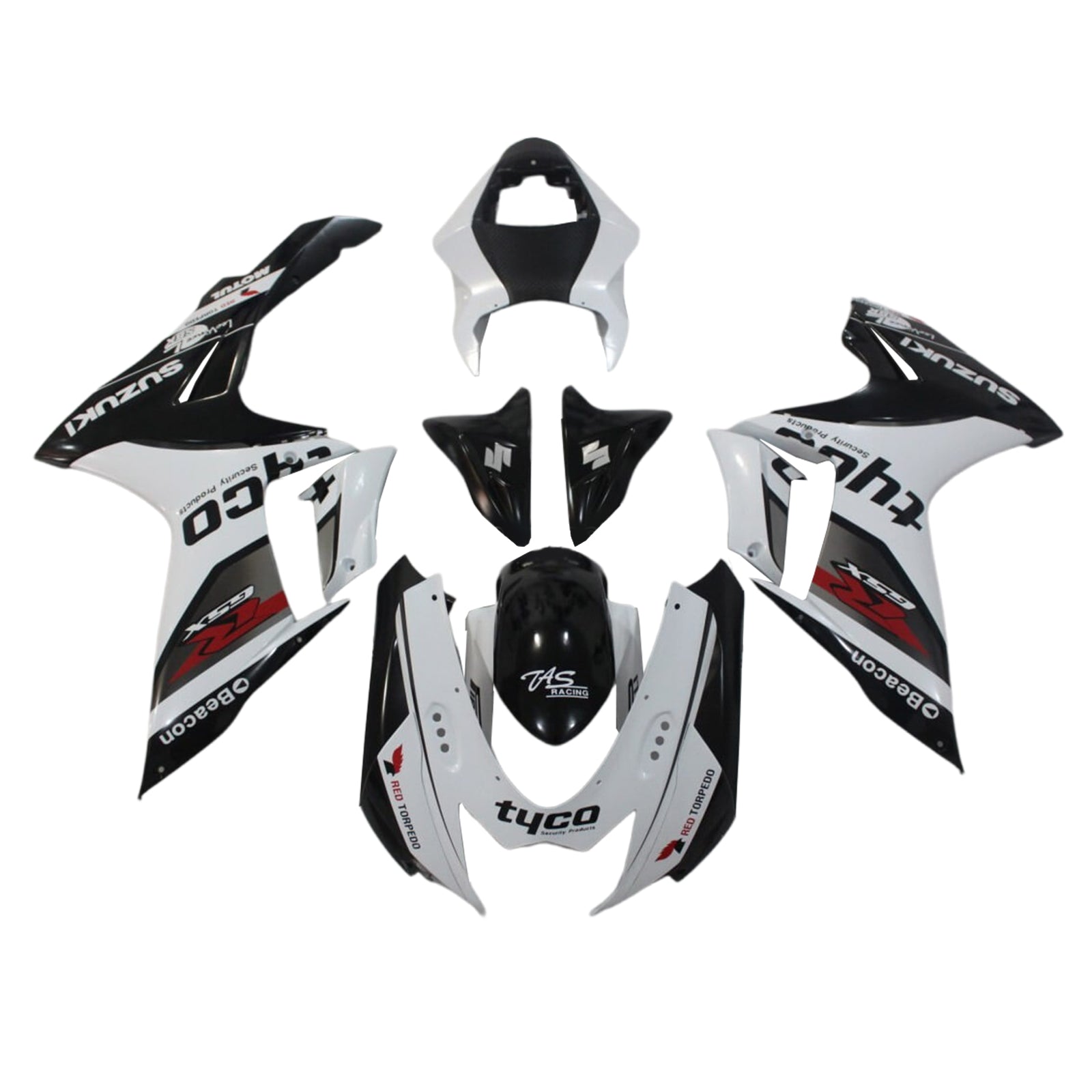 2011-2024 Suzuki GSXR 600/750 K11 Amotopart Injection Fairing Kit Bodywork Plastic ABS #101