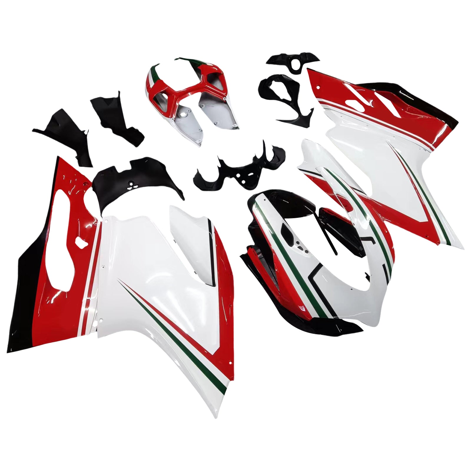 Injection Fairing Kit Bodywork Plastic ABS fit For Ducati 1199 2012-2015