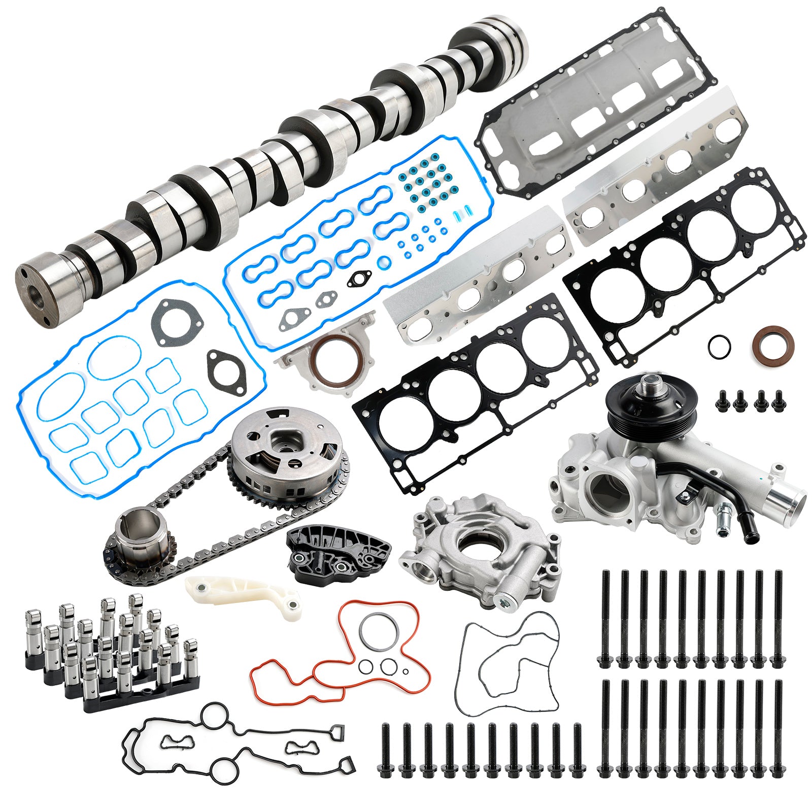 2011-2019 Ram 1500 Laramie 5.7L V8 VIN: T MDS Lifters Kit Timing Chain Kit Camshaft Kit 53021726AD