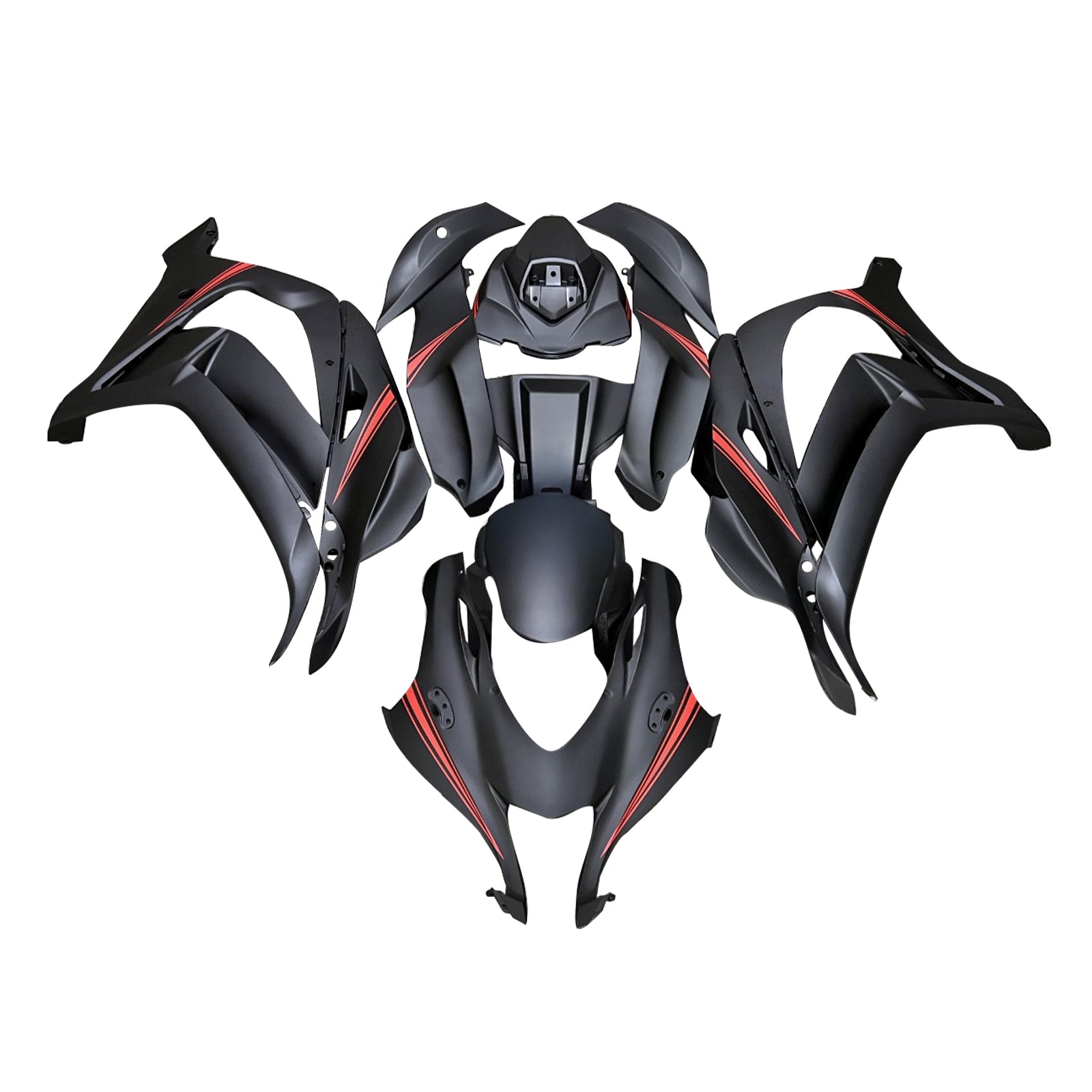 Injectiekuipset carrosserie kunststof ABS geschikt voor Kawasaki ZX10R 2016-2020