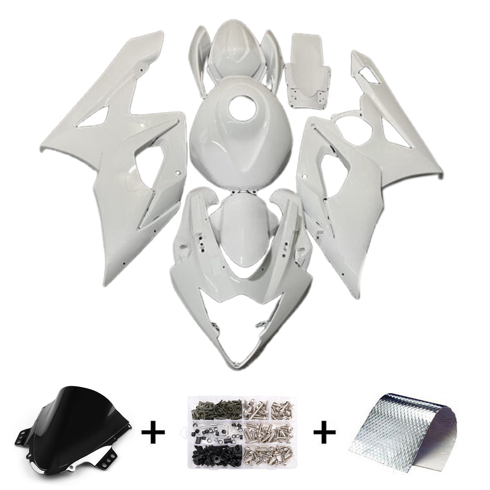 Kit na vstrekovanie kapoty karoséria plastový abs pre Suzuki GSXR1000 2005-2006 K5