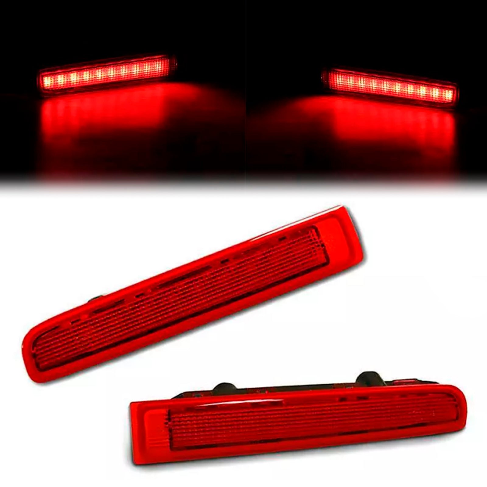 2003-2015 VW T5 Transportér Caravelle Multivan Mk V Red Tretia 3. vysokej úrovne zadnej brzdy Svetlo 4 dvere