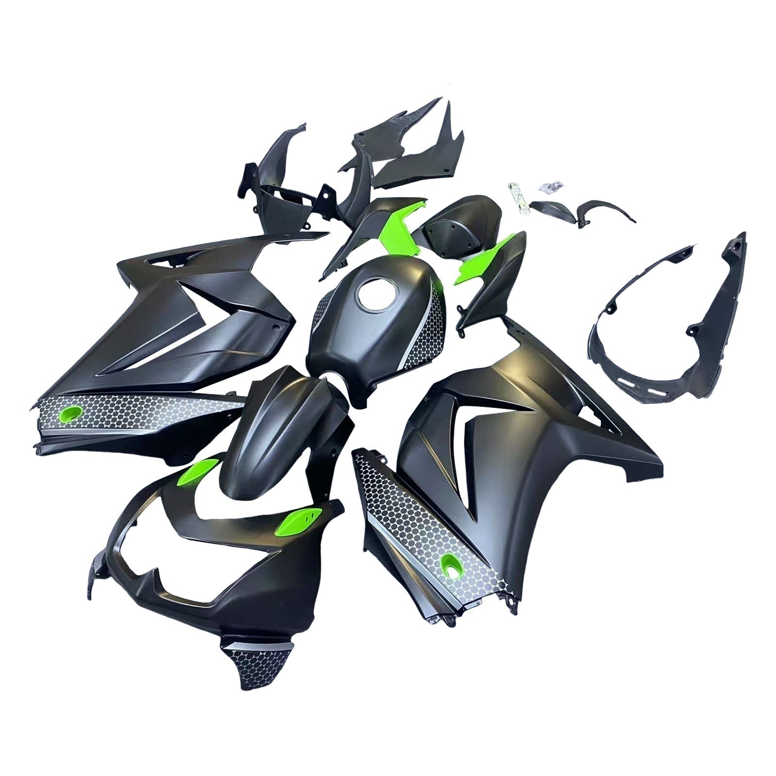 Injection Fairing Kit Bodywork Plastic ABS fit For Kawasaki EX250 Ninja250R 2008-2012