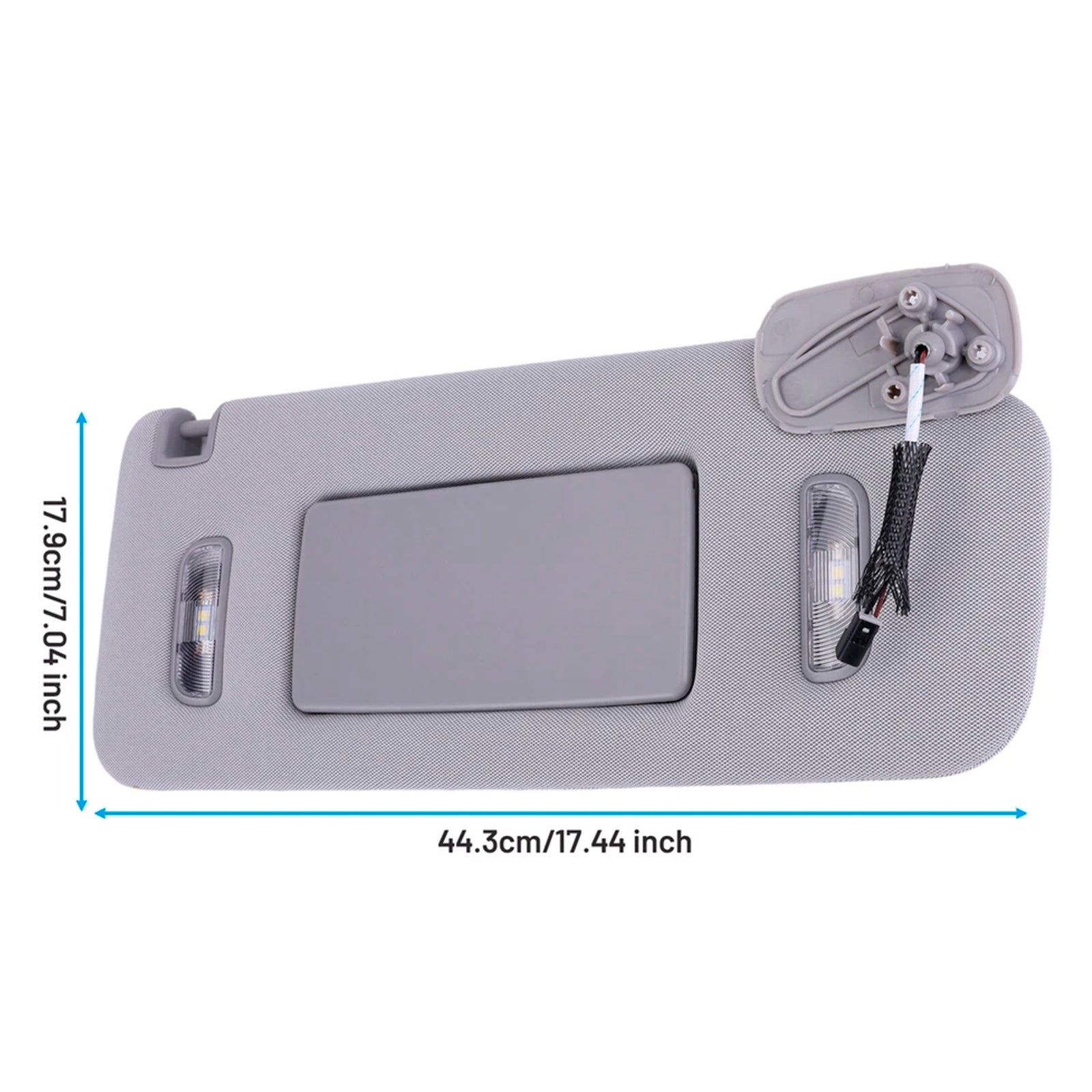 Visor de soleil du côté droit gris 23459643 pour Chevrolet GMC 2014-2019