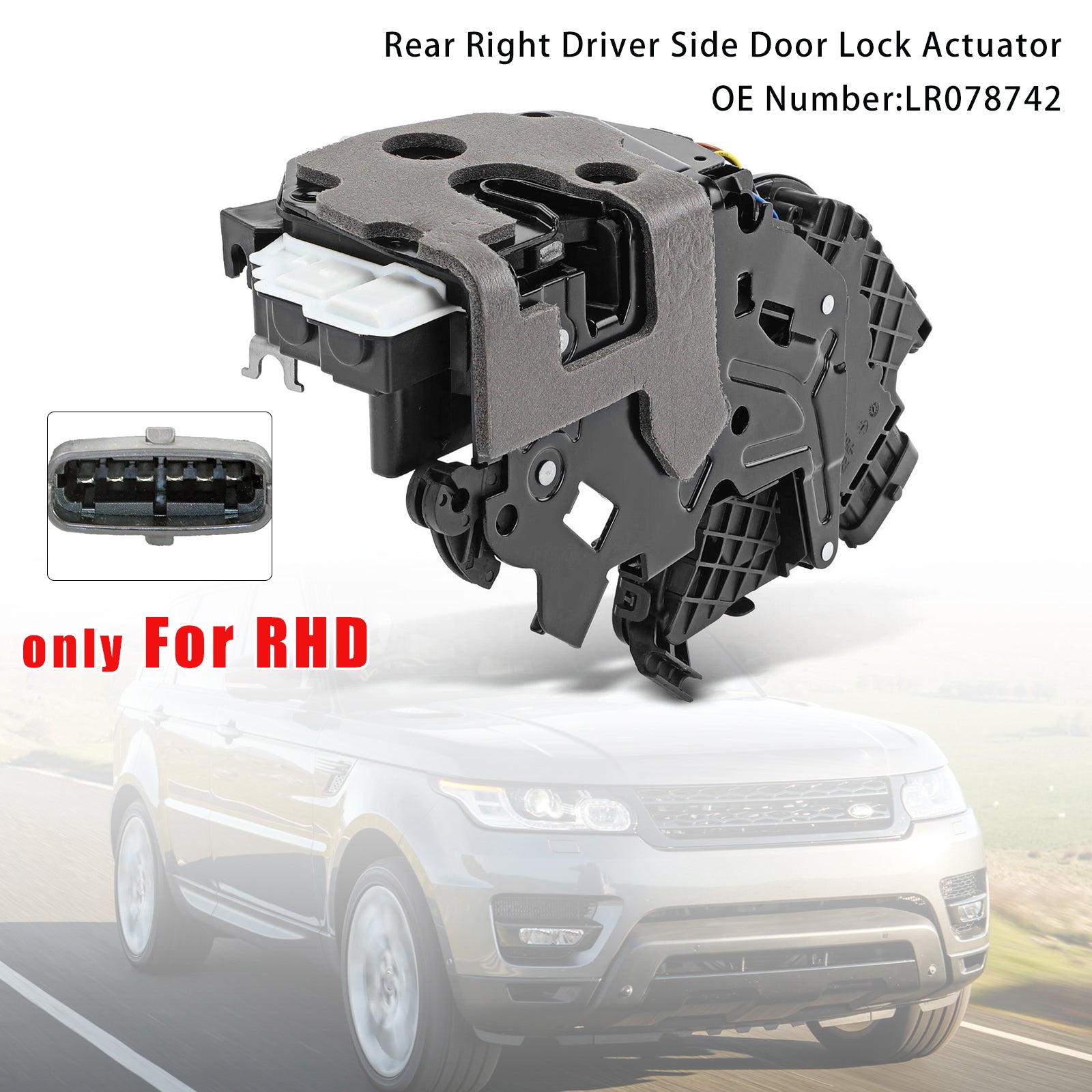 2014-2022 Land Rover Range Rover Sport Bak höger dörrlås Ställdon LR078742