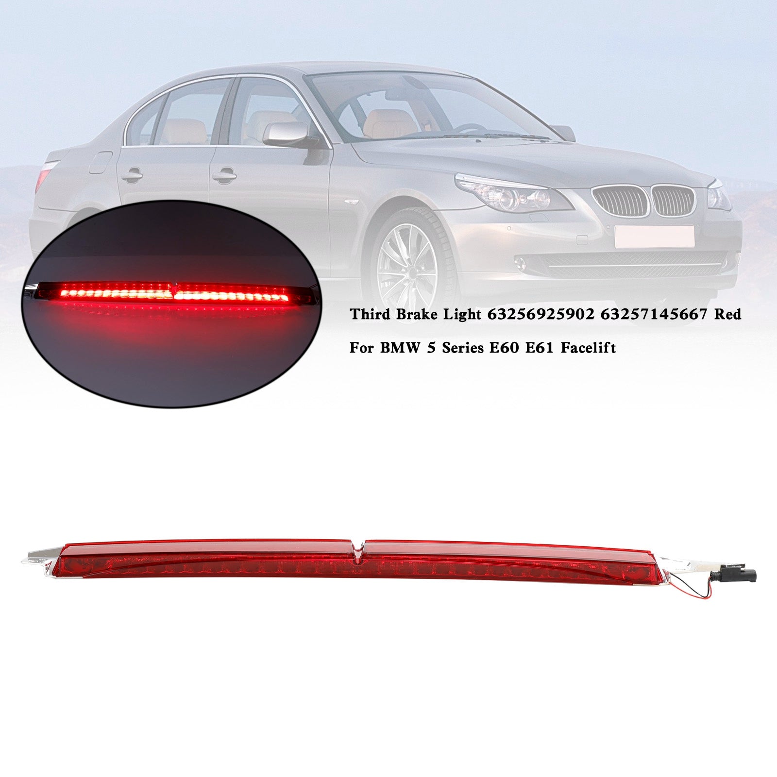 Third Brake Light 63256925902 For BMW 5 Series E60 E61 Facelift