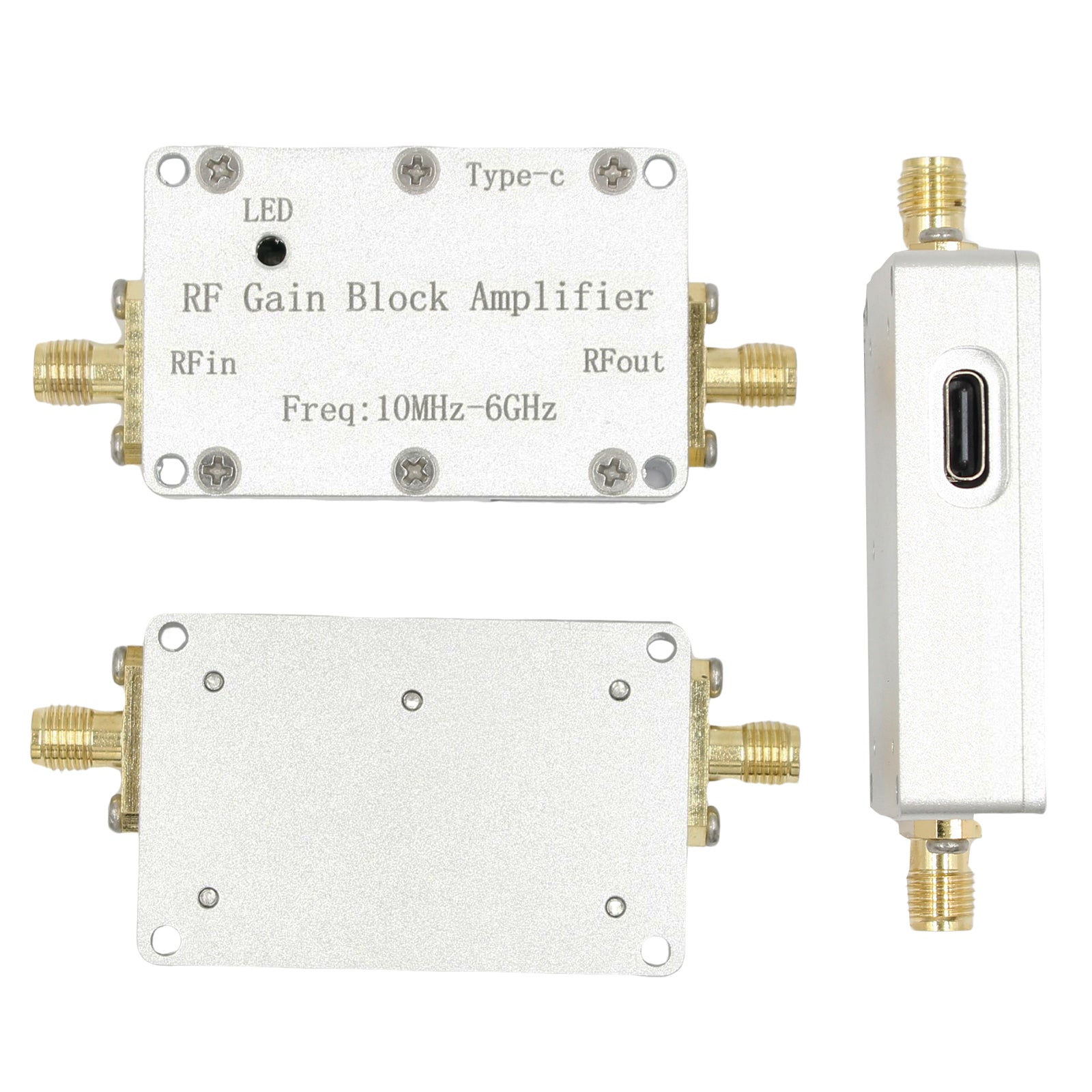 Amplificateur de radiofréquence 50m-6GHz, 20dB 30dB, LNA avant à Gain élevé, Signal à faible bruit