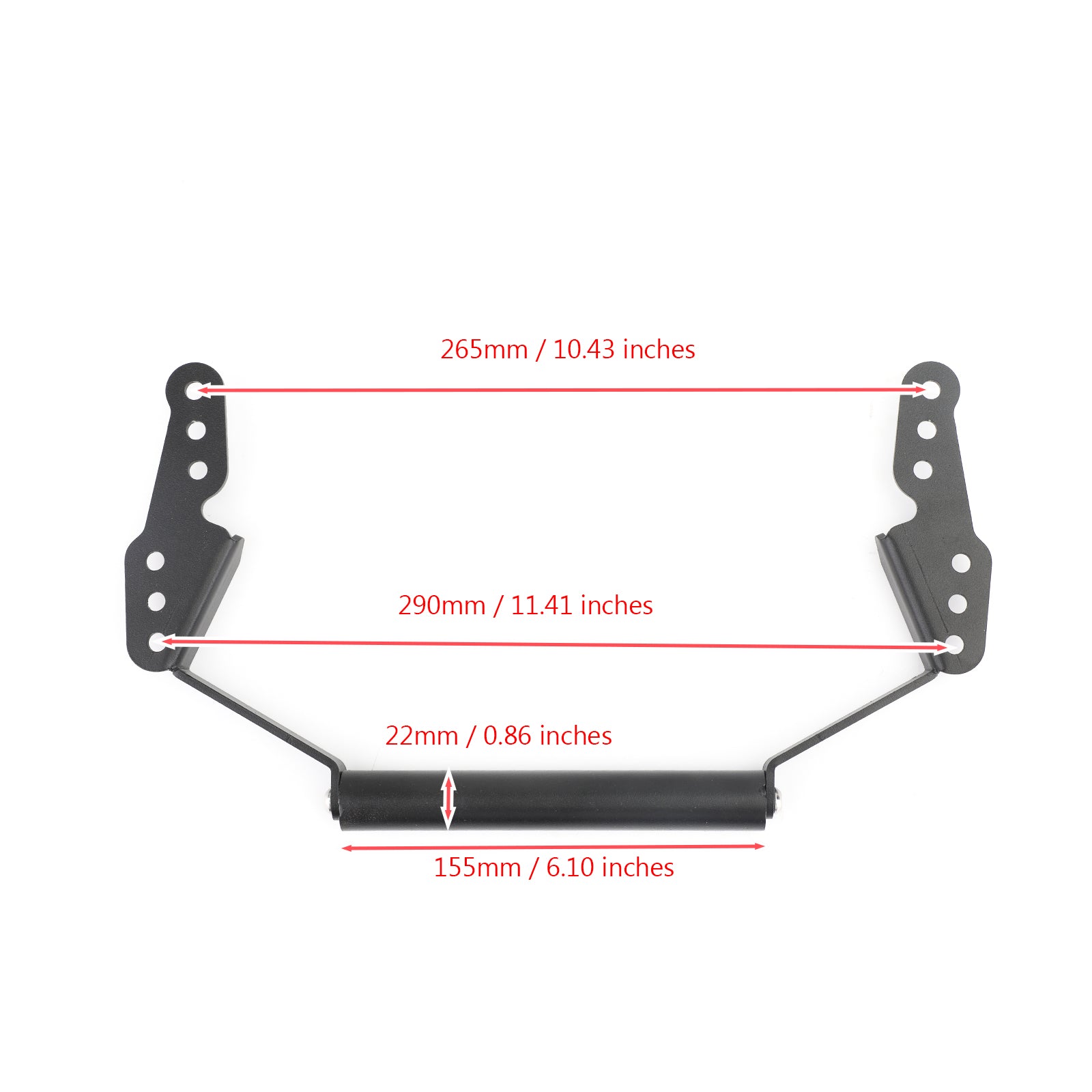 GPS Phone Bracket Holder Rod 22mm Bar Fit for Suzuki DL1000 XT V-Strom 2017-2019