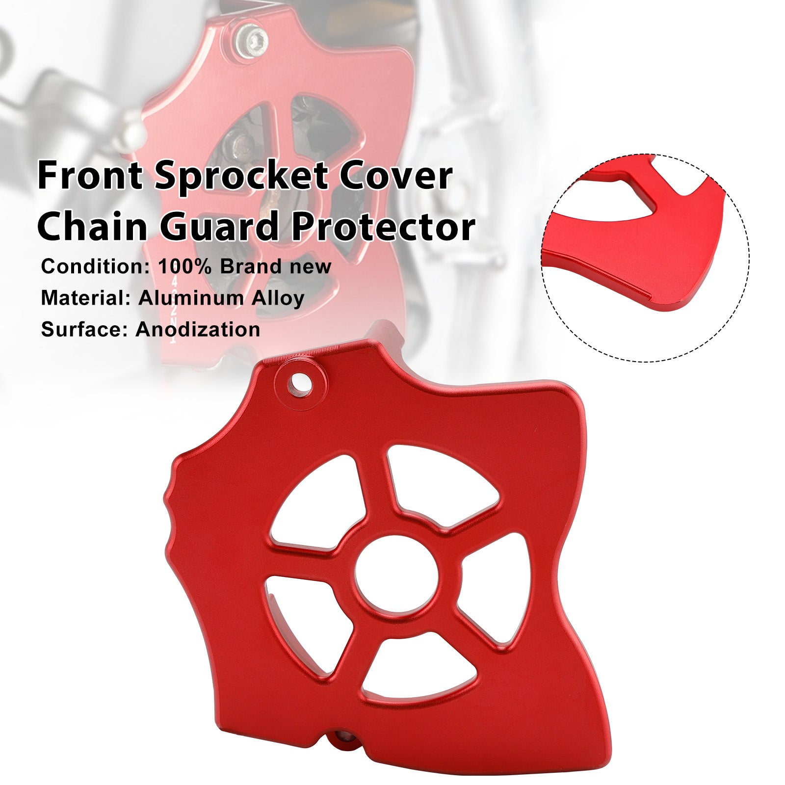 Front Sprocket Cover Chain Guard Protector For Honda XR650L 1993-2025