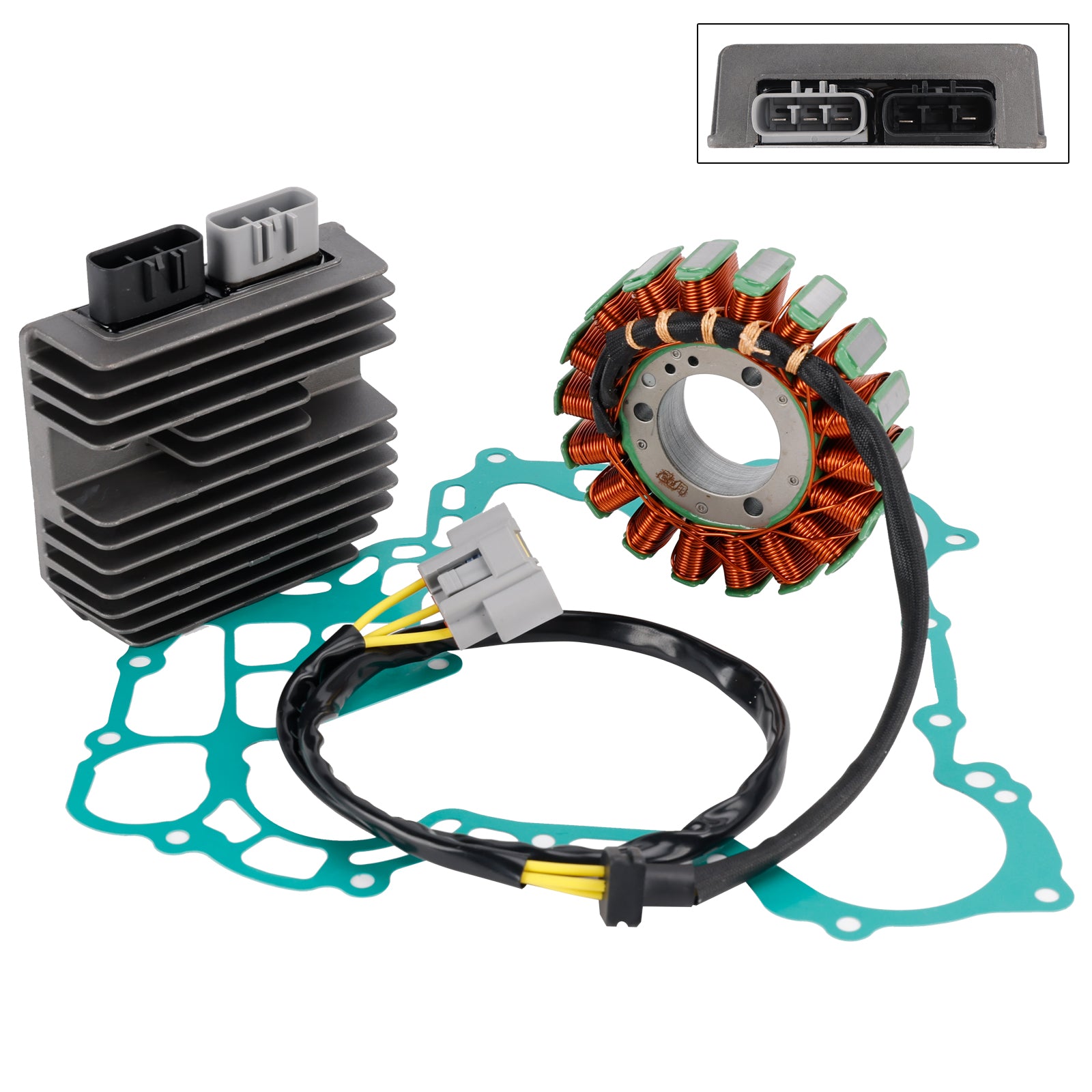 Stator Regulator Rectifier & Gasket for Can-Am Maverick Turbo R RR 2019-2021