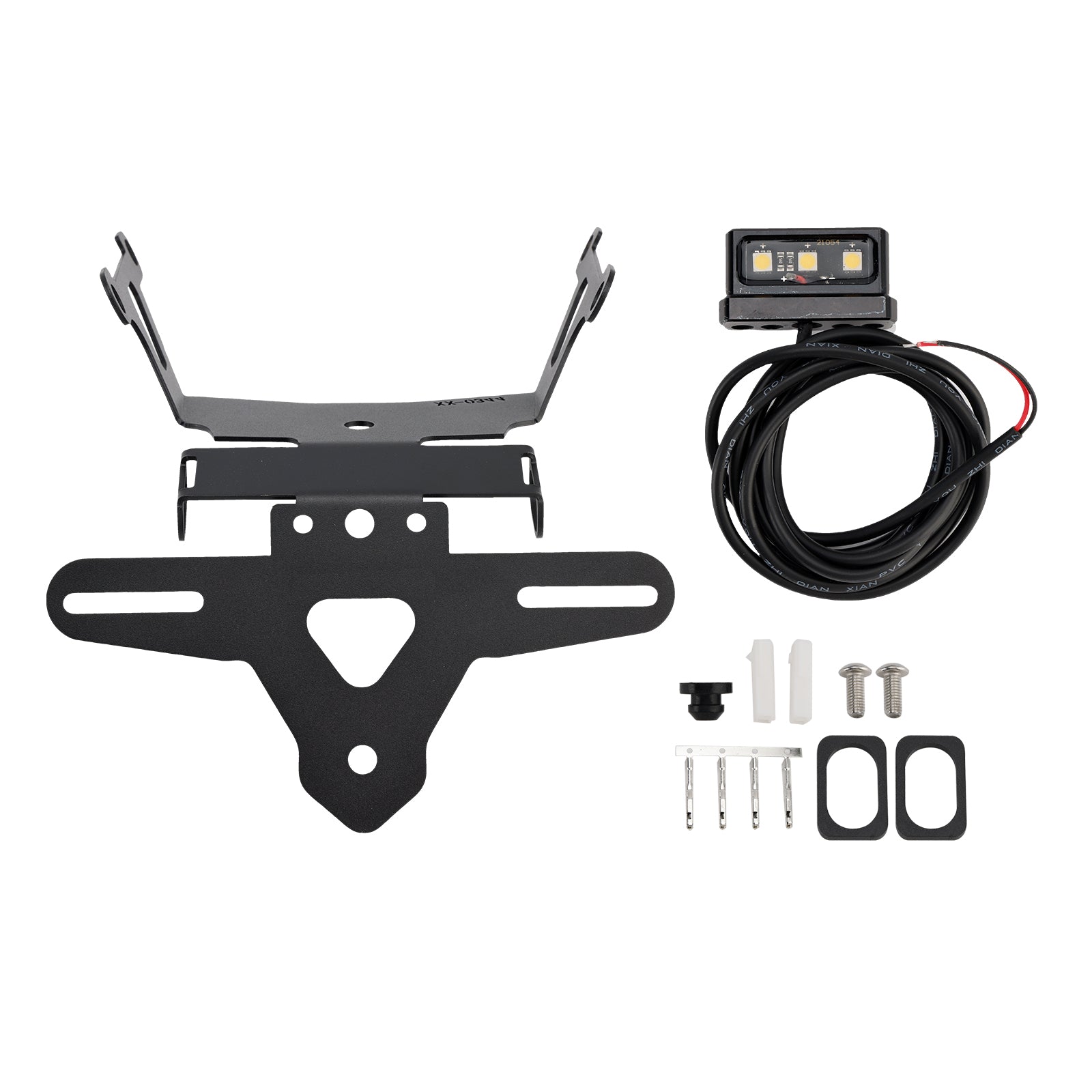 Registreringsskylthållare ramfäste passar för Honda CB650R CBR650R 2024-2025