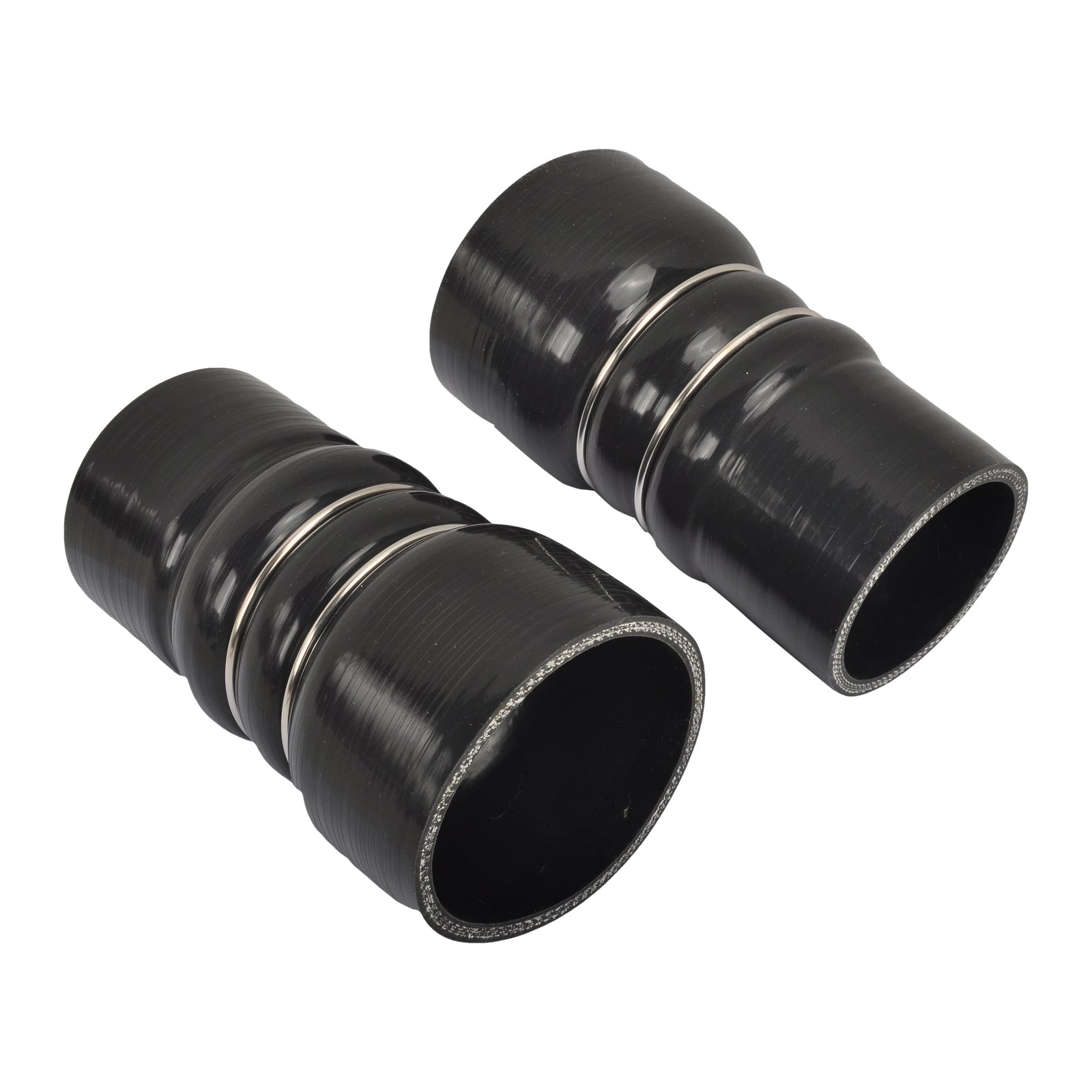 3" Intercooler-rørmansjettsett for GM 6,6L LB7 Duramax Diesel 2002-2004 Svart