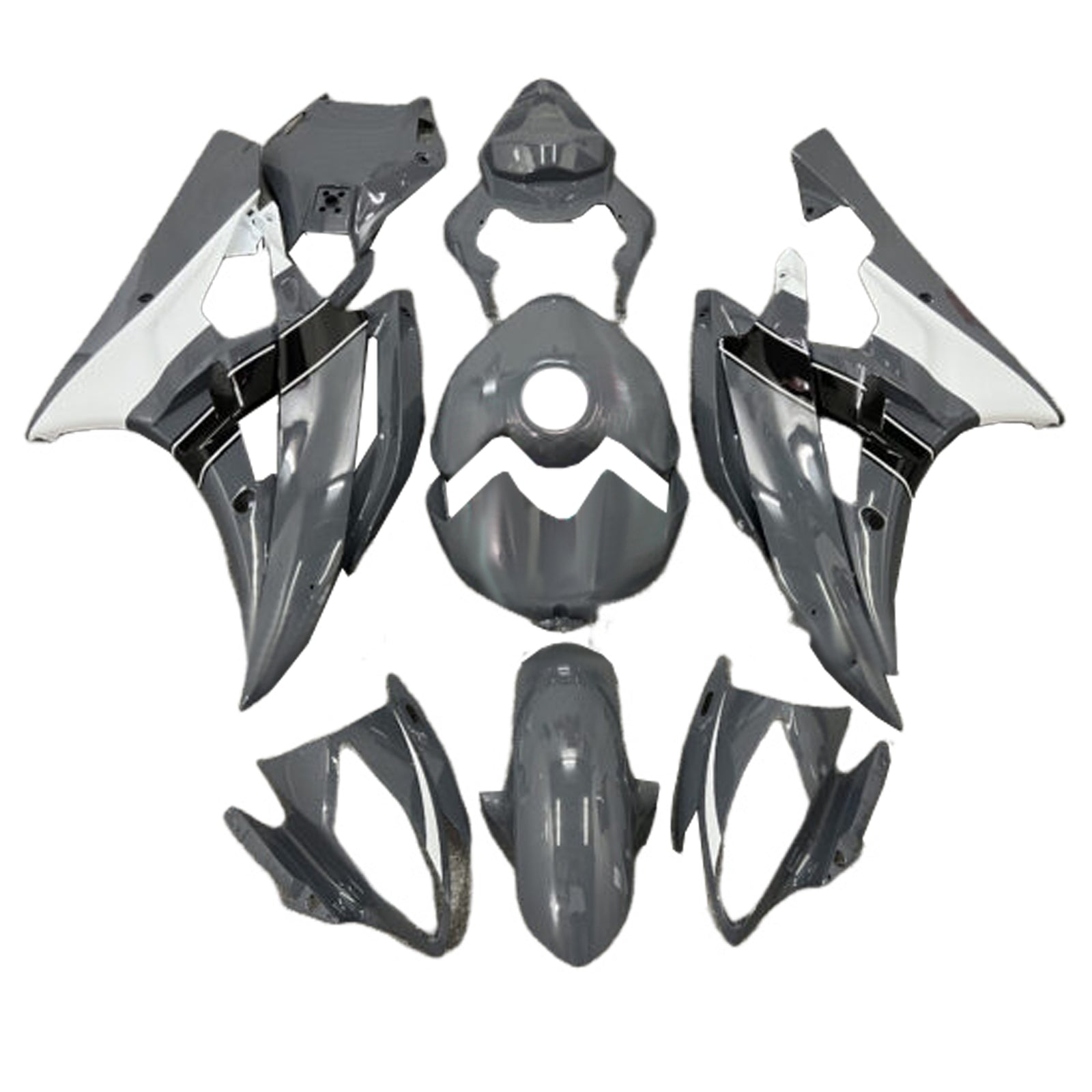 Kit de carénage d'injection carrosserie plastique ABS pour Yamaha YZFR6 YZF-R6 2006-2007