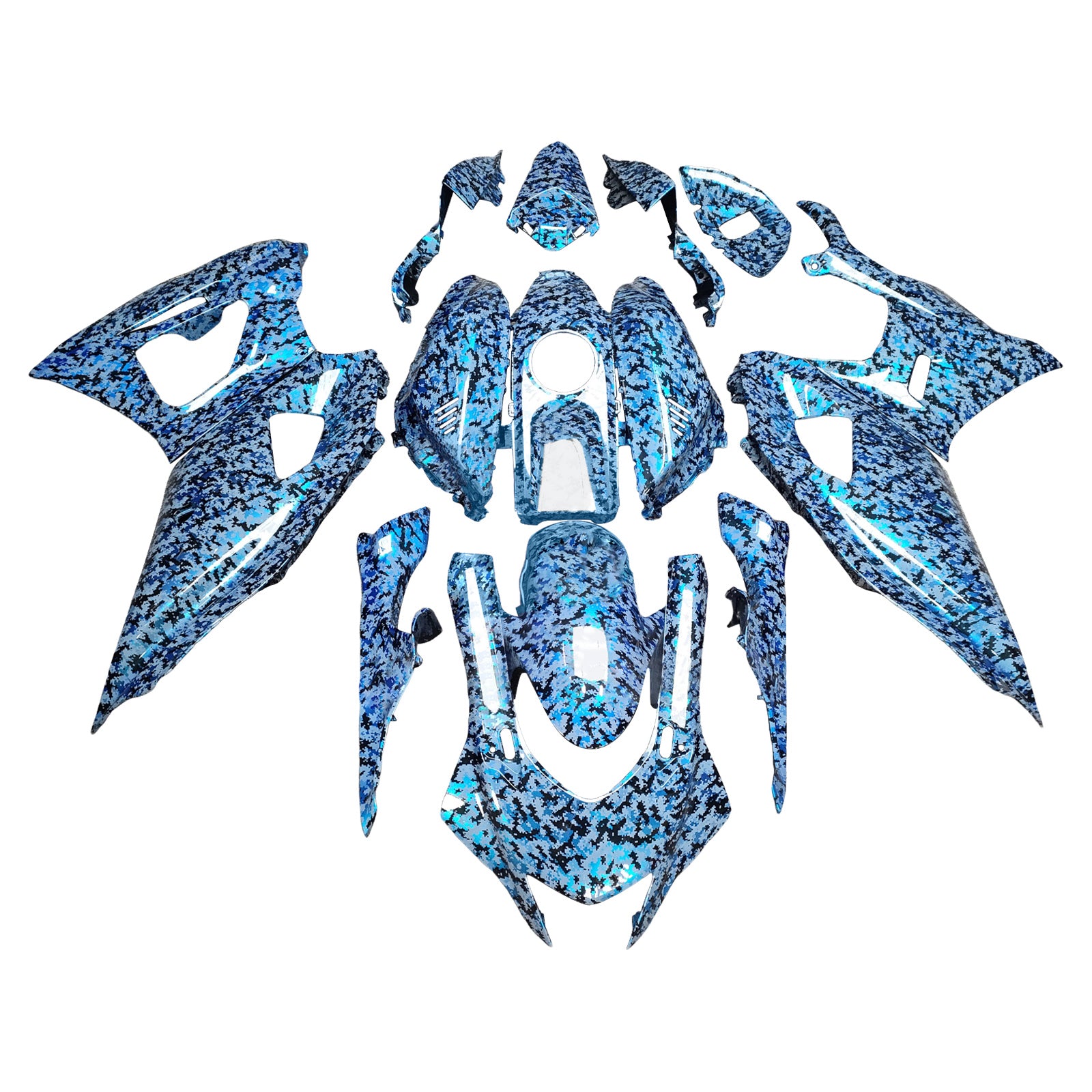 Injectiekuipset carrosserie kunststof ABS geschikt voor Yamaha YZF-R7 2021-2025