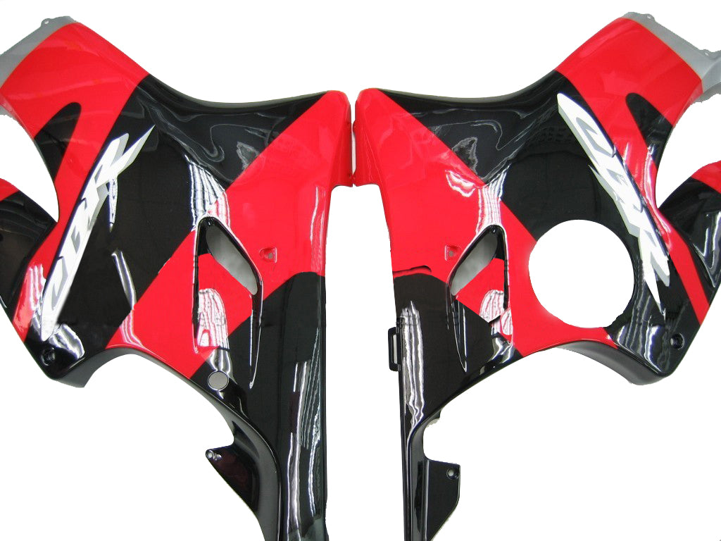 2004-2007 Honda CBR 600 F4i Argent Rouge Noir CBR Racing Carénages Générique