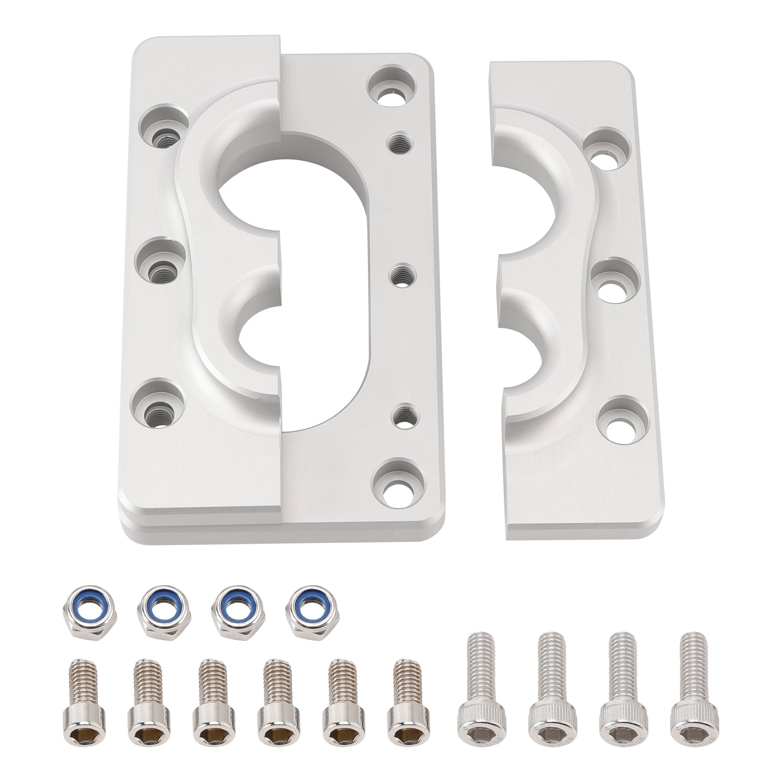 Holley Terminator x Max Aluminum Fire Wall Pass Through Raw Bracket