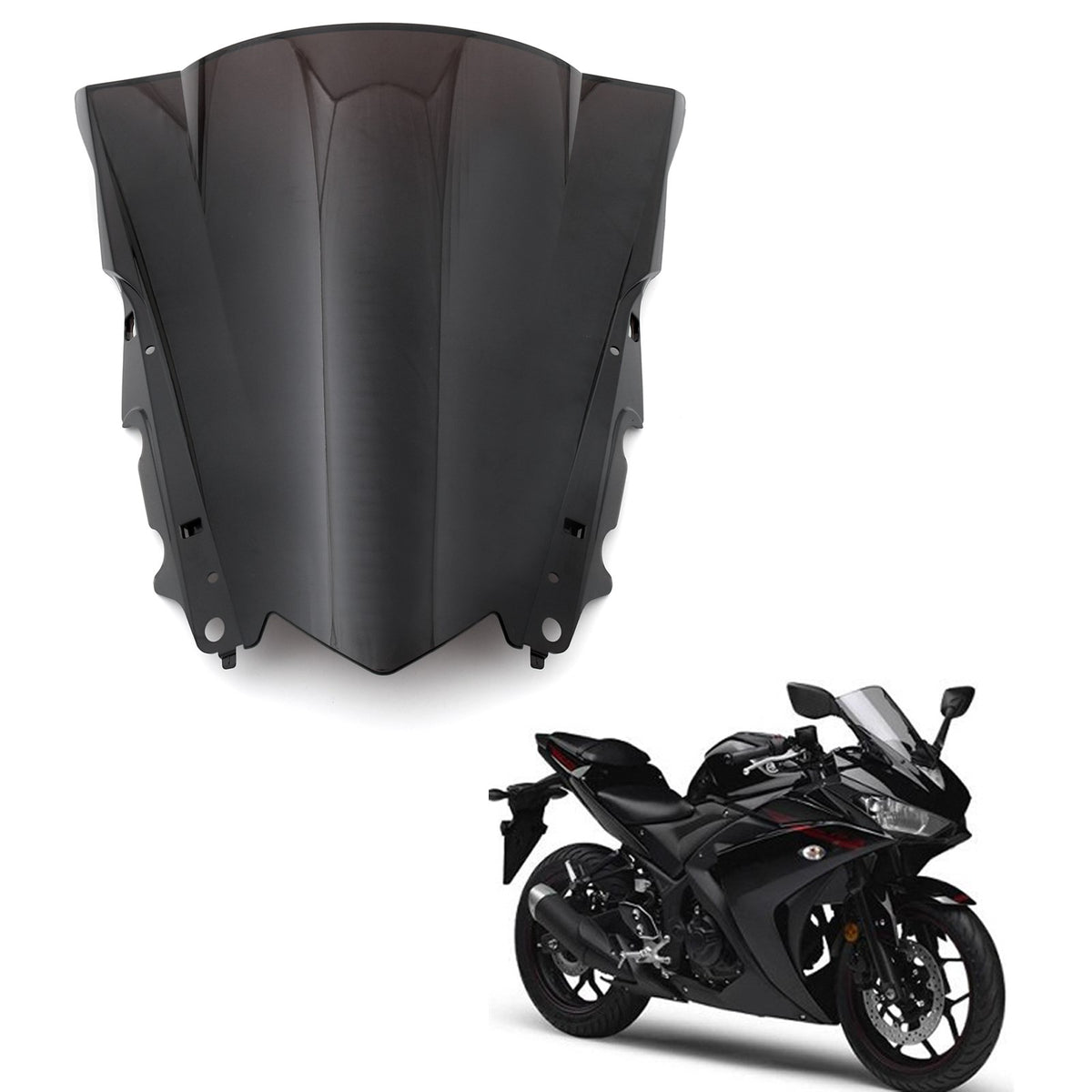 2015-2018 Yamaha YZF-R3 Windshield WindScreen Generic