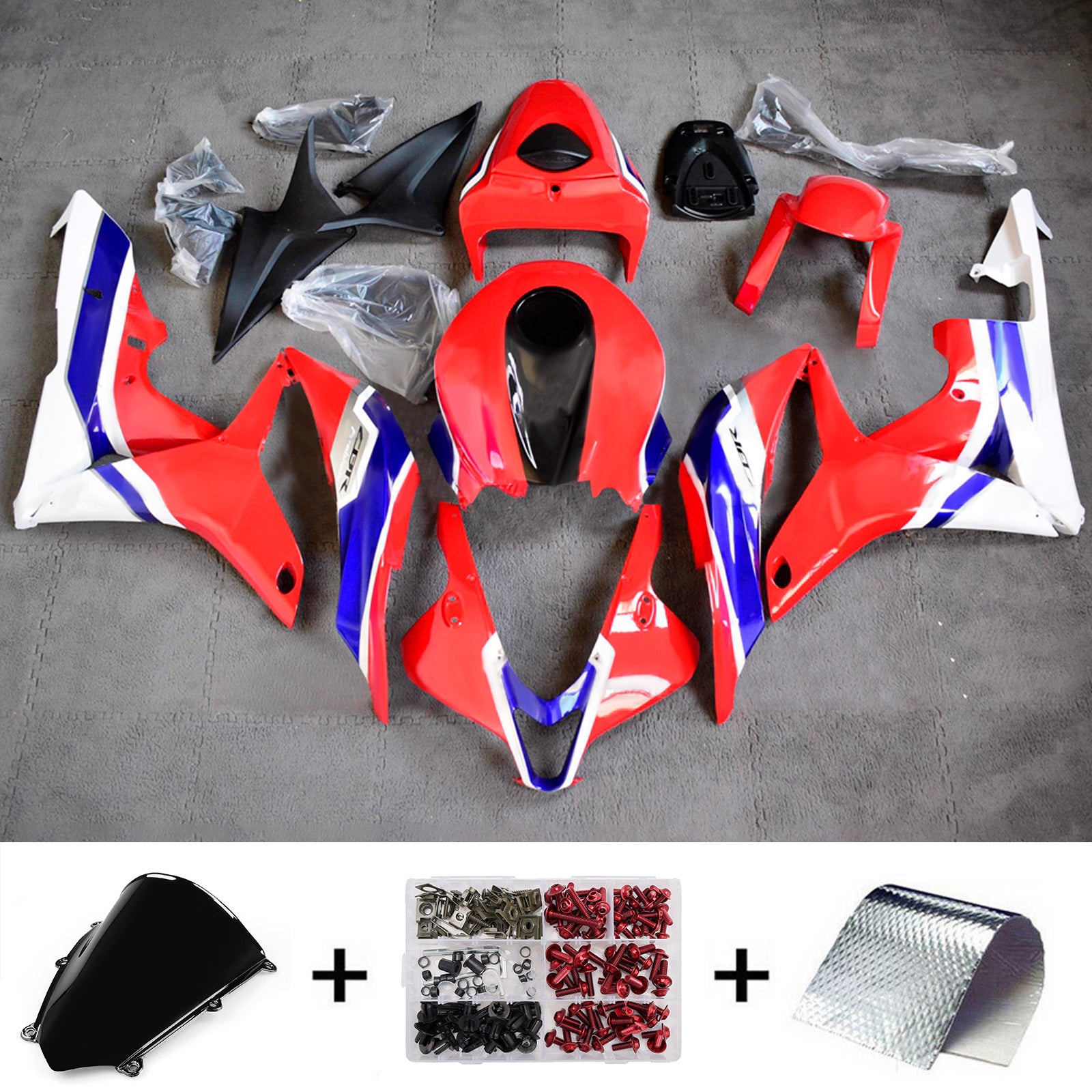 Injection Fairing Kit Bodywork Plastic ABS For Honda CBR600RR 2007-2008 F5