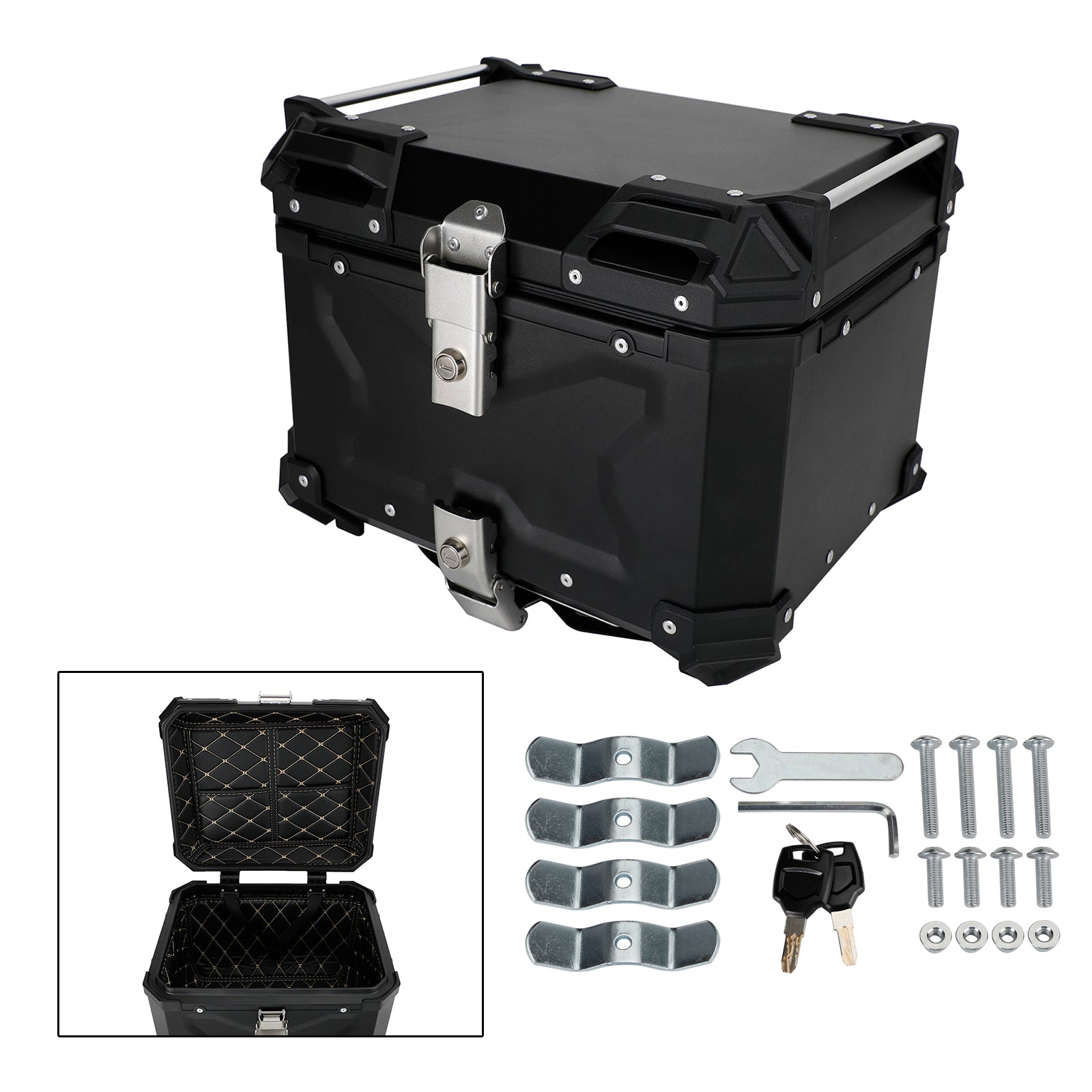 Bmw R1200GS R1250GS F750GS Tail Box Top Luggage Box Pack Trunk Universal