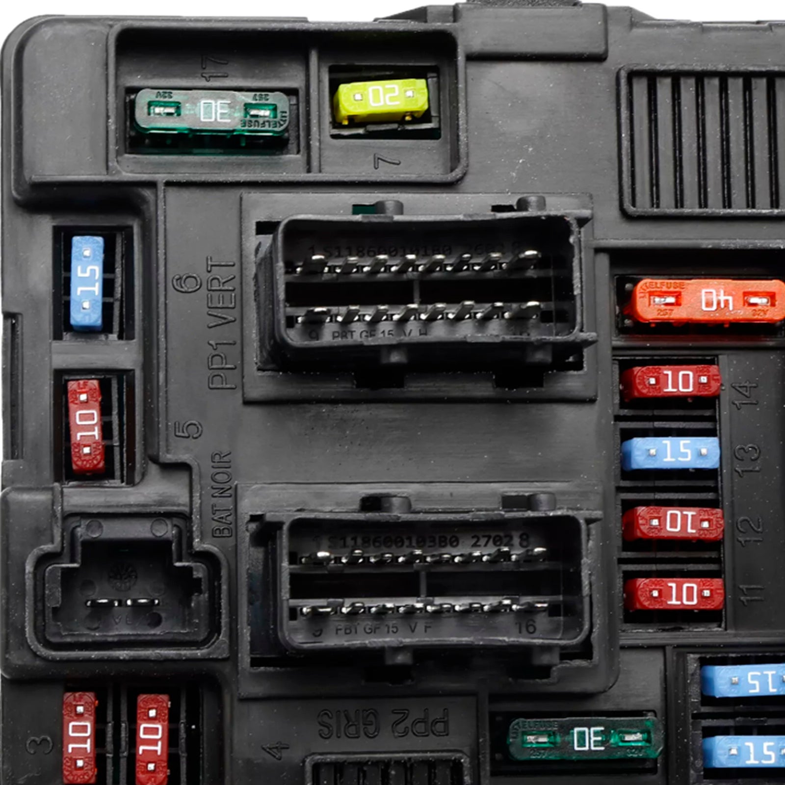 2001-2008 PEUGEOT 307 1.4 16V 1.4 8V 1.4 HDI 1.6 16V 1.6 HDI 2.0 16V 2.0 HDI Módulo de caja de fusibles BSM 9650618280