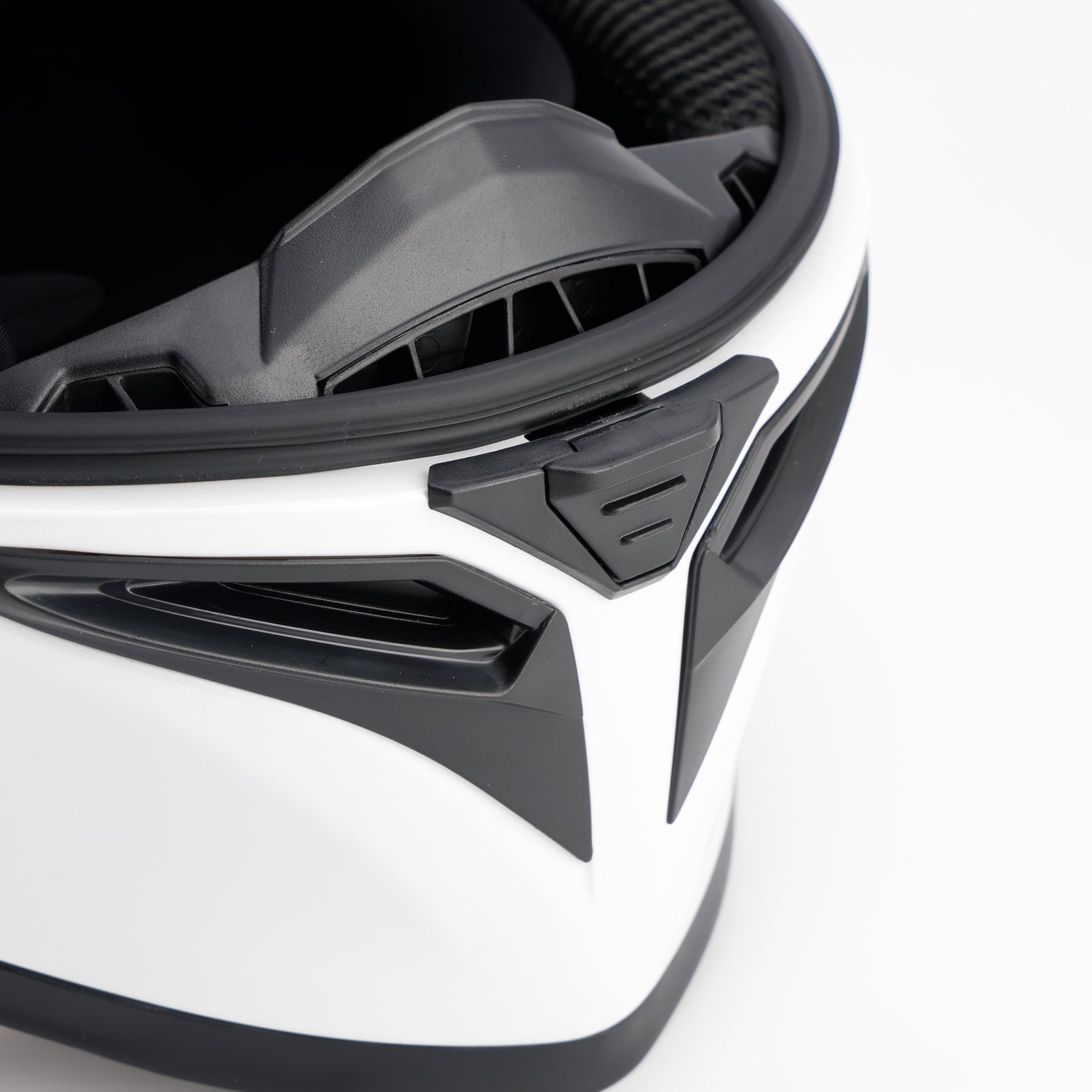 DOT Motorcycle Helmet Adult Street Full Face White