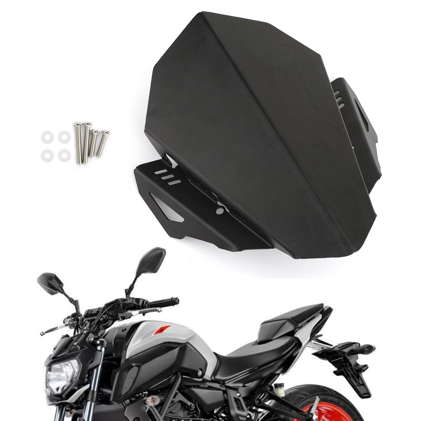 Frontrute i aluminium for Yamaha MT-07 2018 2019 frontrute MT07 CNC deflektor