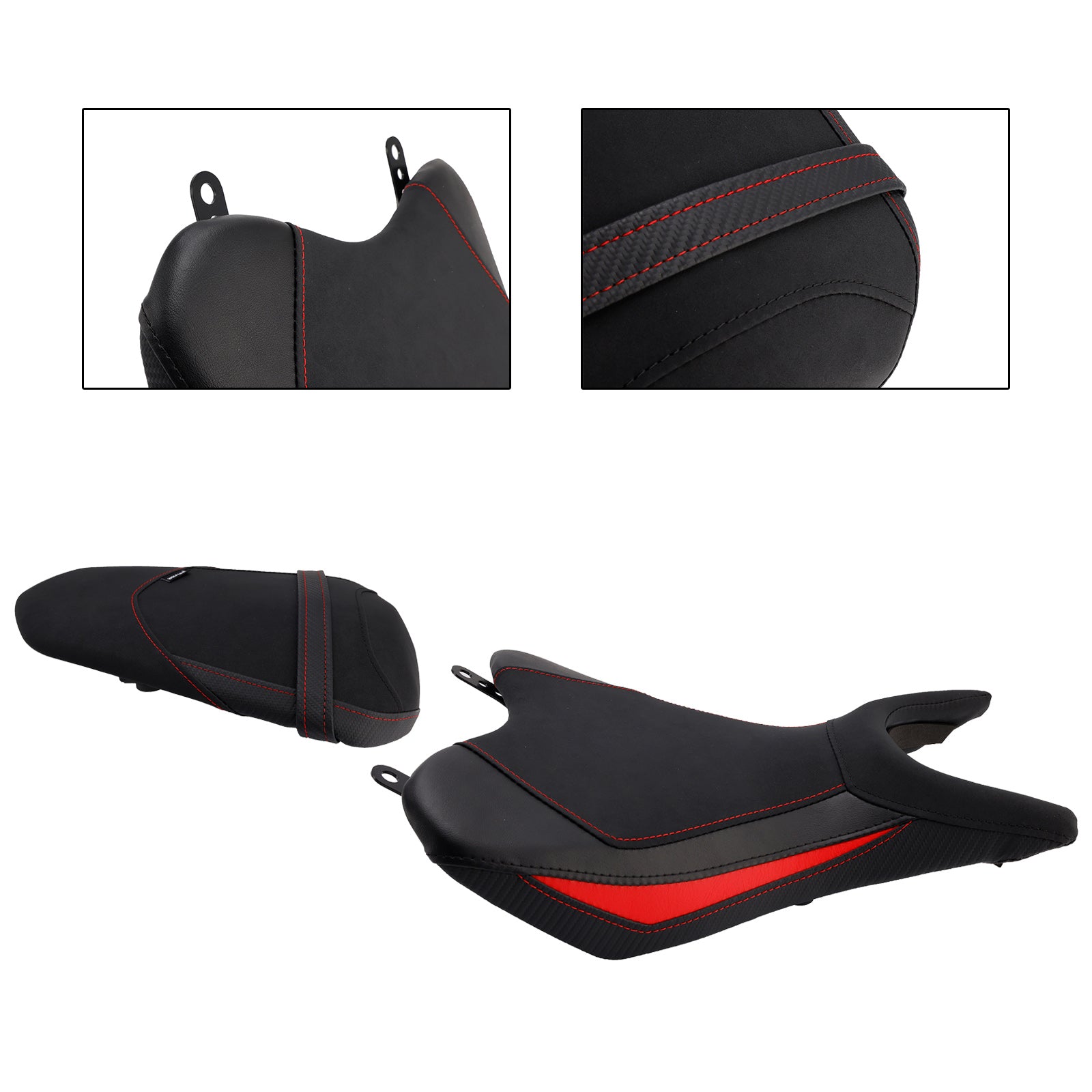 Driver&Passenger Seat Rear Cushion Red For Yamaha Yzf-R3 2025- Mt-03 2025-