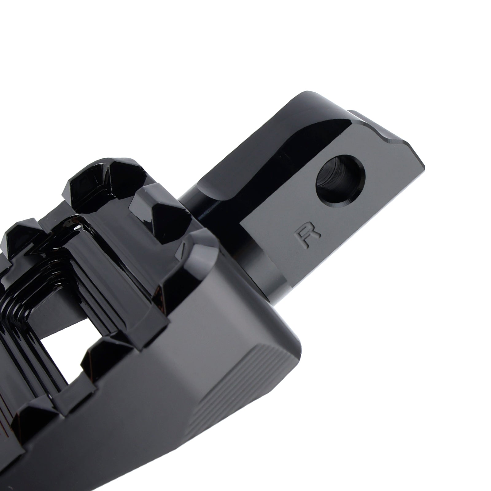 Universele voetsteunen vooraan, voetsteunen geschikt voor motorfietsen met staven van 1,25 inch