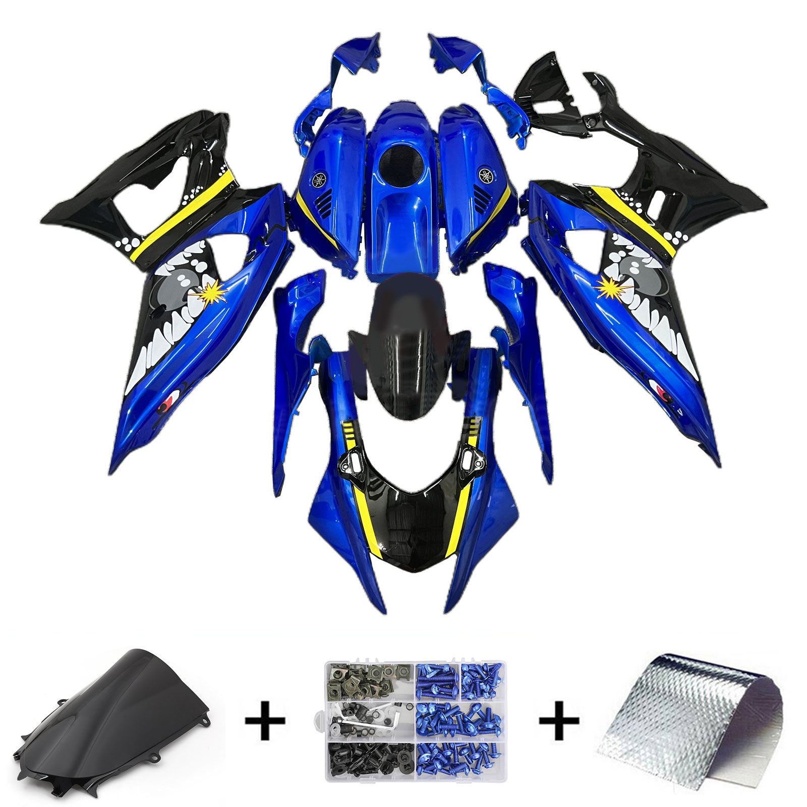 2021-2024 Yamaha YZF-R7 Fairing Kit Bodywork Plastic ABS