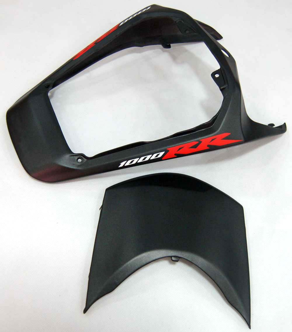 2008-2011 Honda CBR 1000 RR Matte Black CBR Racing Fairings Generic