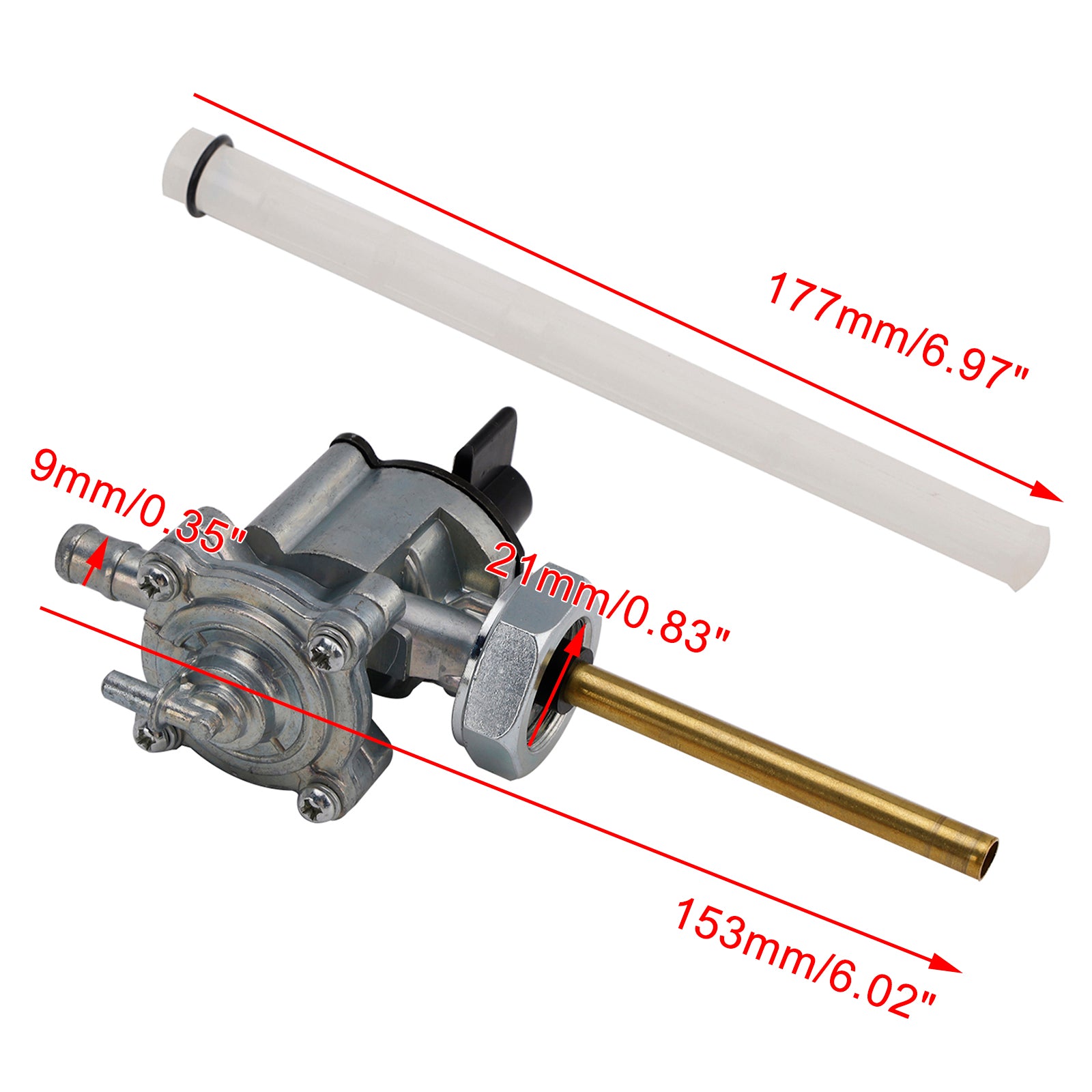 Gas Tank Fuel Cock Valve Petcock fit for Honda CB600F Hornet 600 1998-2001