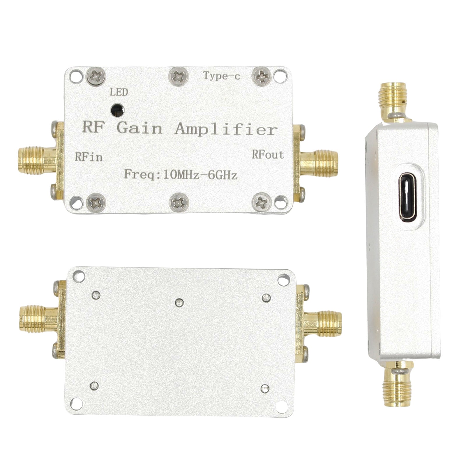 Amplificateur RF 10M-6GHz, 10dB, 20dB, 30dB, 40dB, pilote à Gain élevé, amplificateur de réception