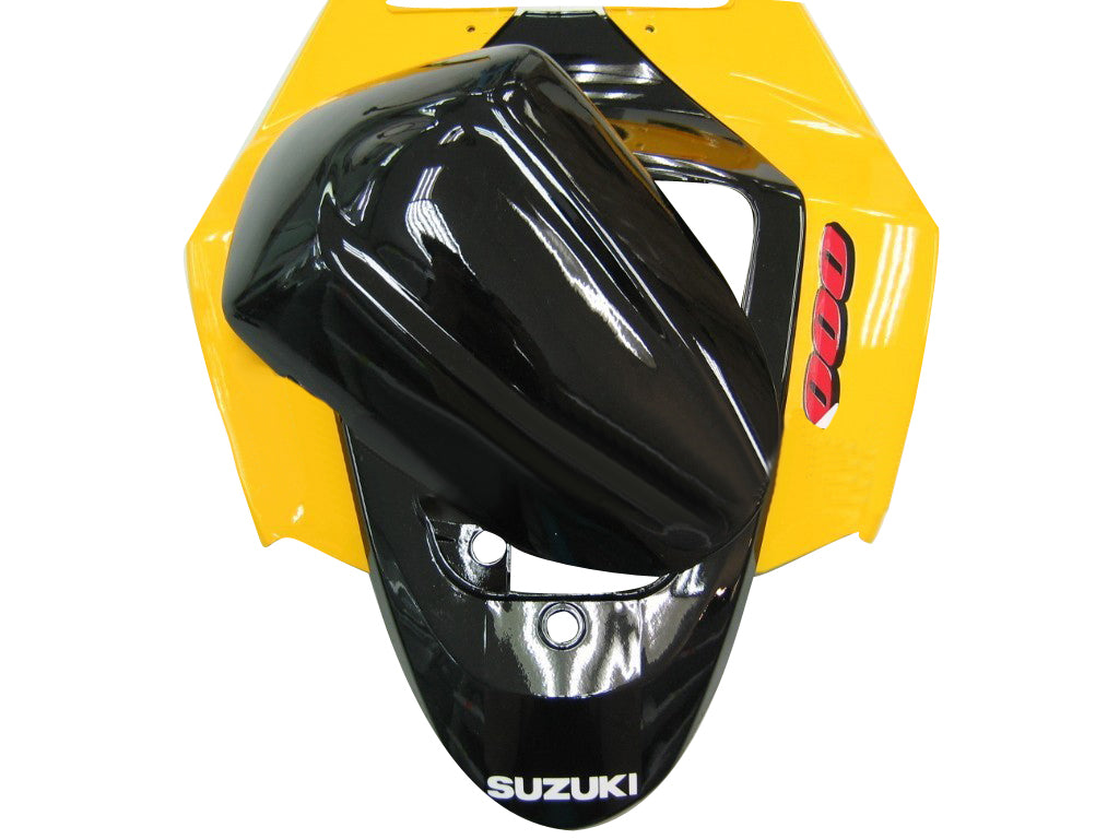 2005-2006 Suzuki GSXR 1000 Yellow & Black GSXR Racing Fairings Generic