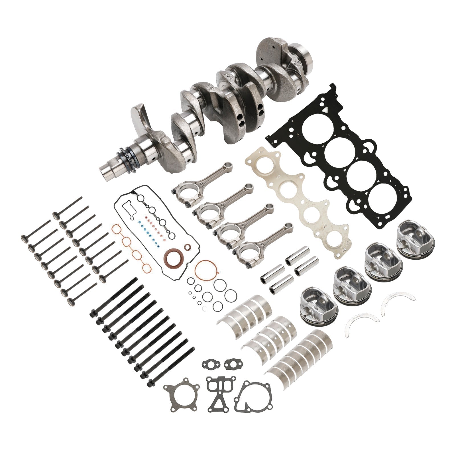 2013-2019 basismodel Kia Soul (PS) G4FD motor revisieset met krukas & Drijfstang