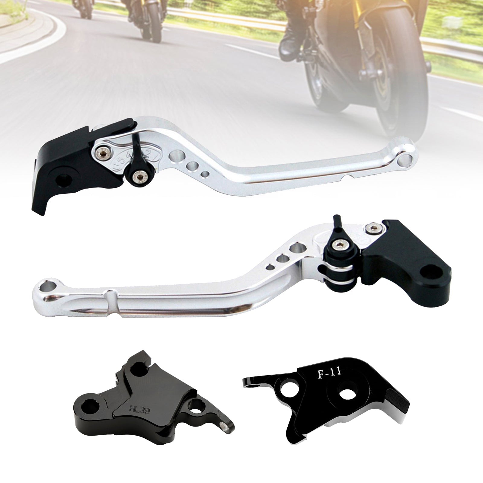 Palanca de freno de embrague larga apta para CFMOTO 700CL-X Sport 2021-2022