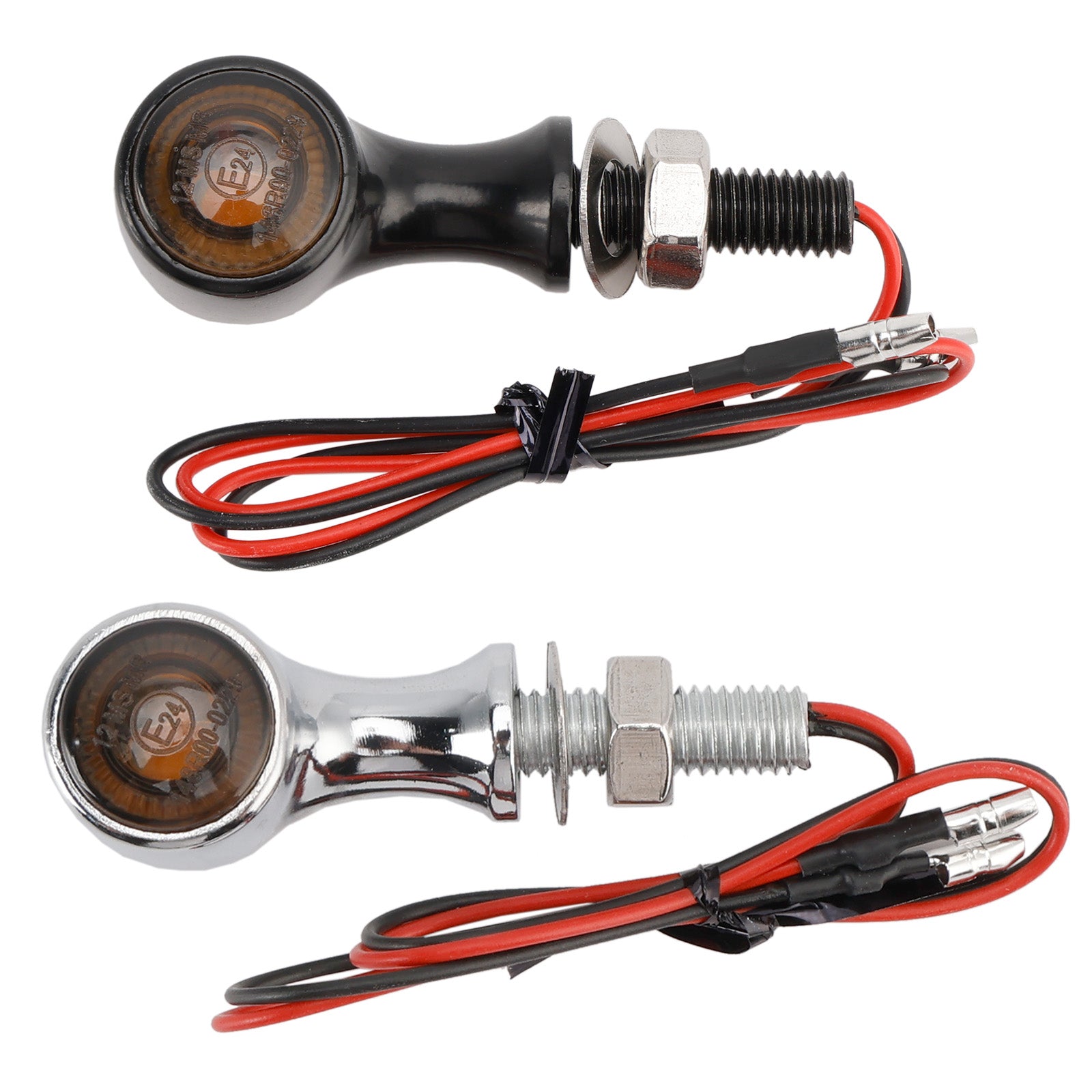 12V LED -turneringsindikatorljus 8mm Universal Motorcykel för Suzuki