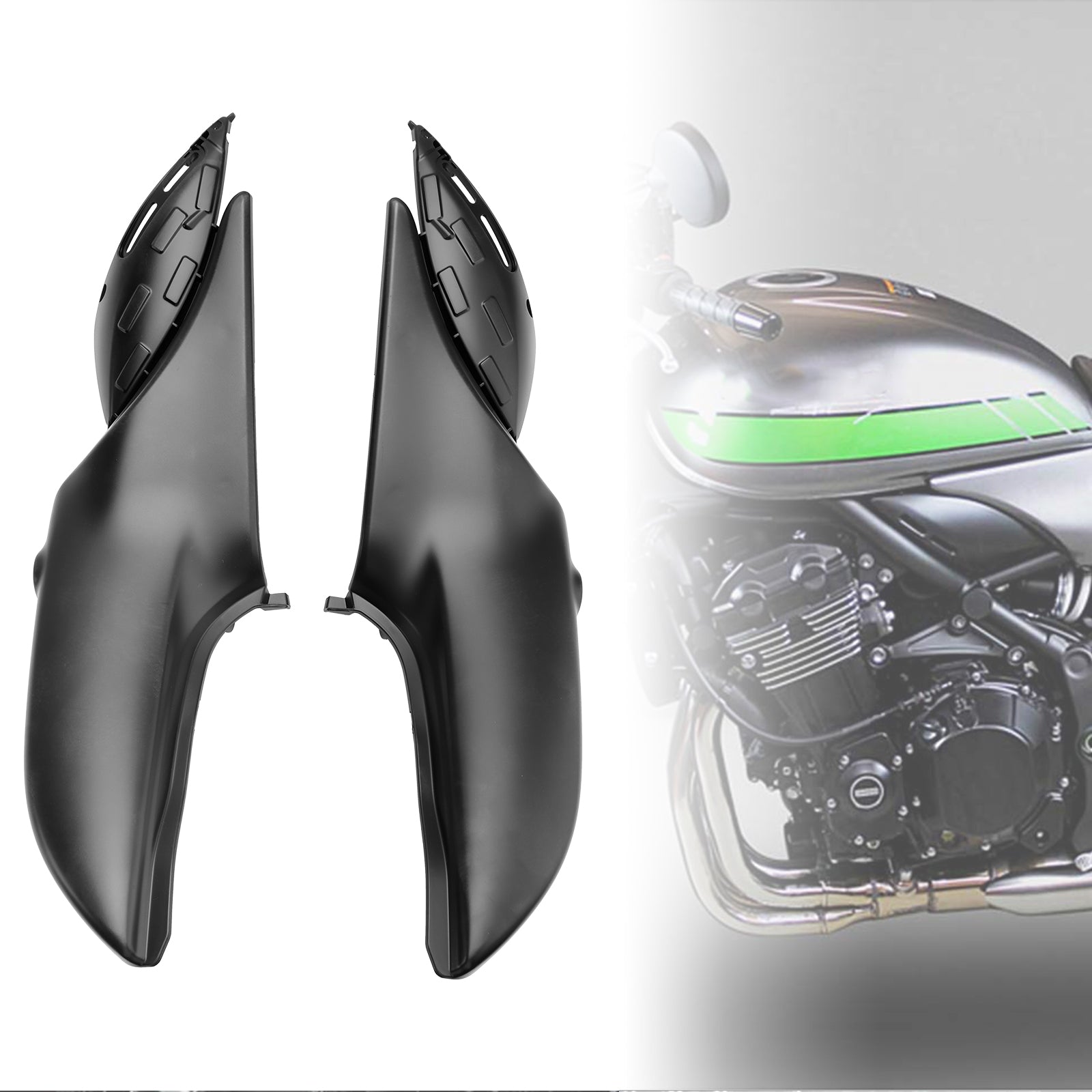 Side Frame Panel Protector Fairings Cover For Kawasaki Z900RS 2018-2024