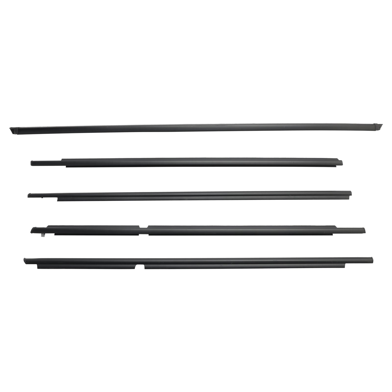 5PCS Door Belt Molding Weatherstrips For Toyota 4Runner 2003-2009