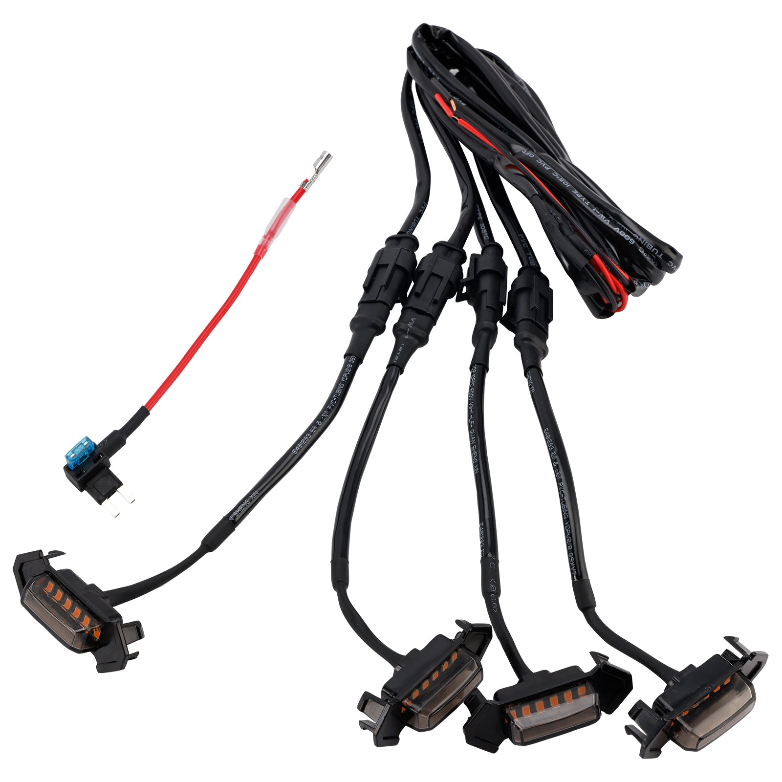 Kit de luces LED para parrilla delantera con luz ámbar y lente ahumada para Toyota Tacoma 2016-2023